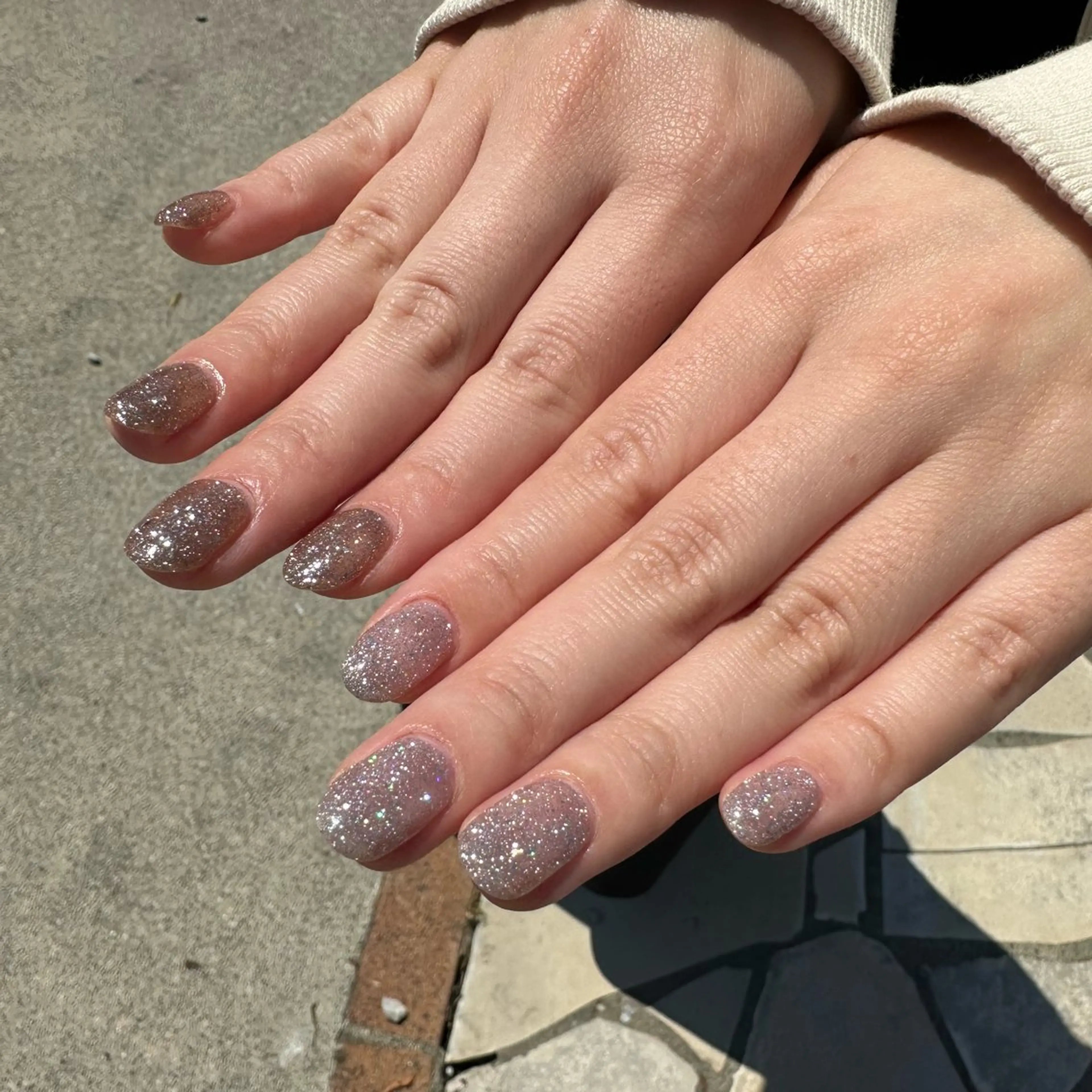 ネイル フラッシュネイル キラキラネイル ハンドネイル nailsalon soie所属・soie/ YAEのネイルデザイン