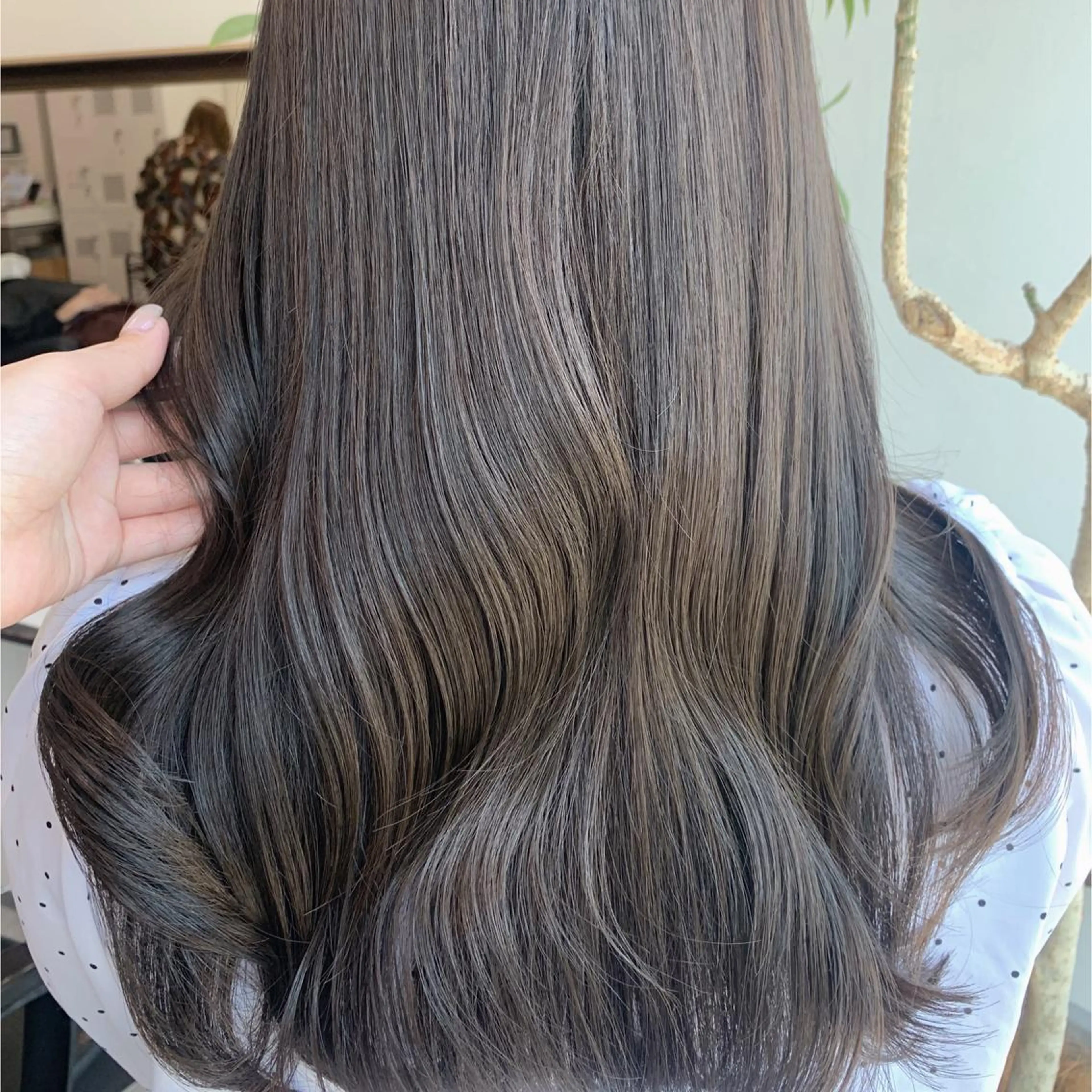 セミロング 髪質改善 縮毛矯正 トリートメント カット ヘアカラー トリートメント 髪質改善/縮毛矯正 🎀小林 唯 🎀のヘアスタイル