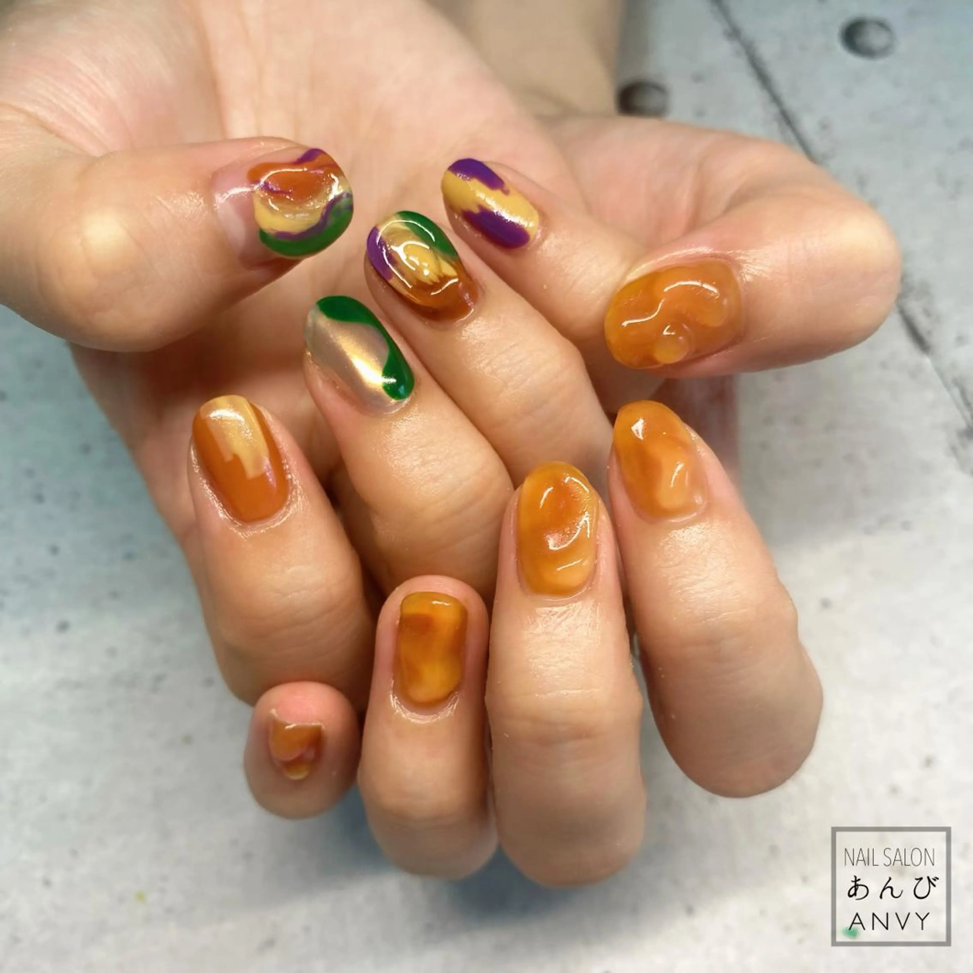 ネイル ハンドネイル NAIL SALON あんび所属・nail salon あんびのネイルデザイン