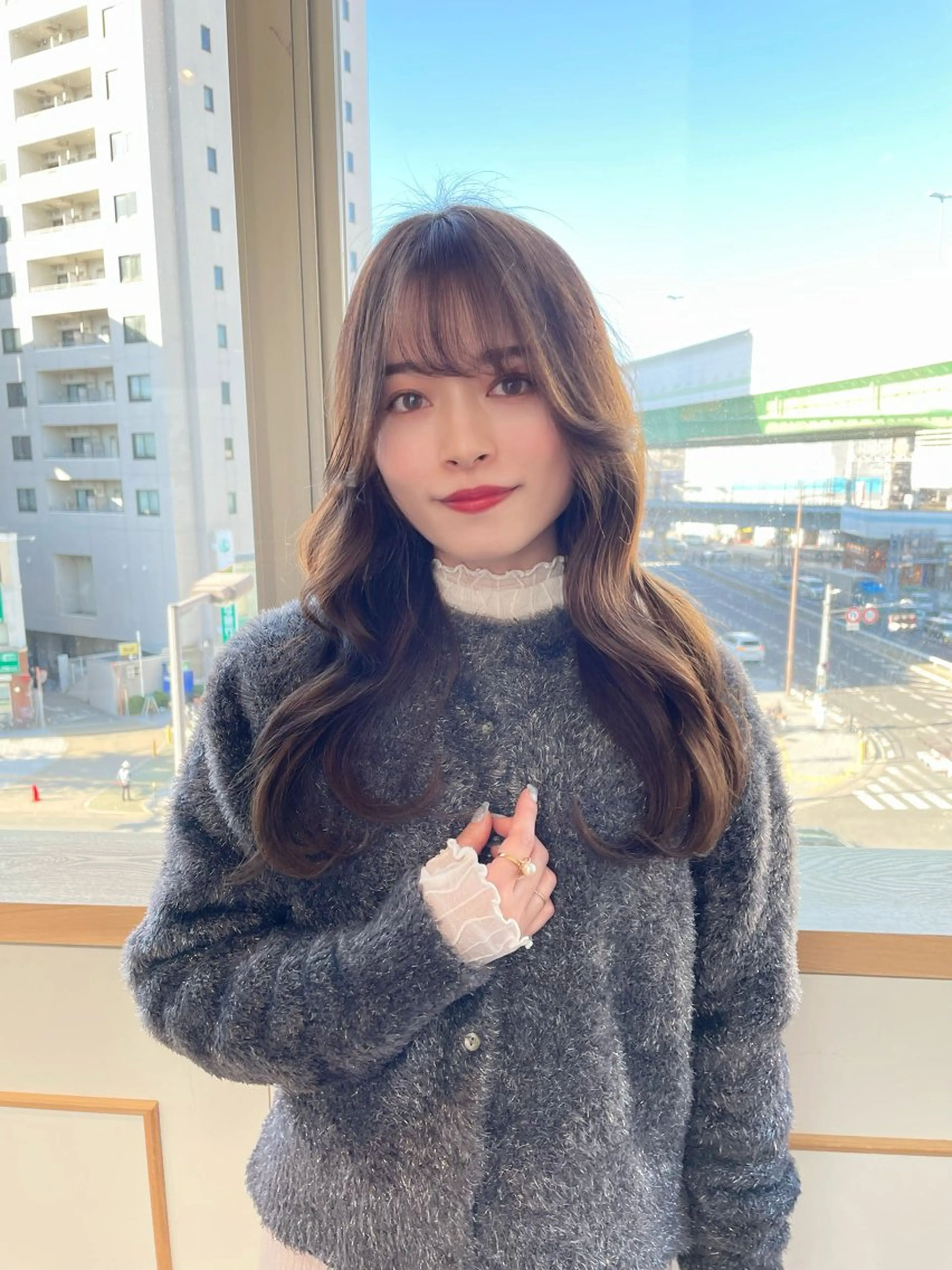 【💐ご新規様限定💐】ダメージレスブリーチなしwカラー+韓国レイヤーカット+高濃度水素トリートメントの写真