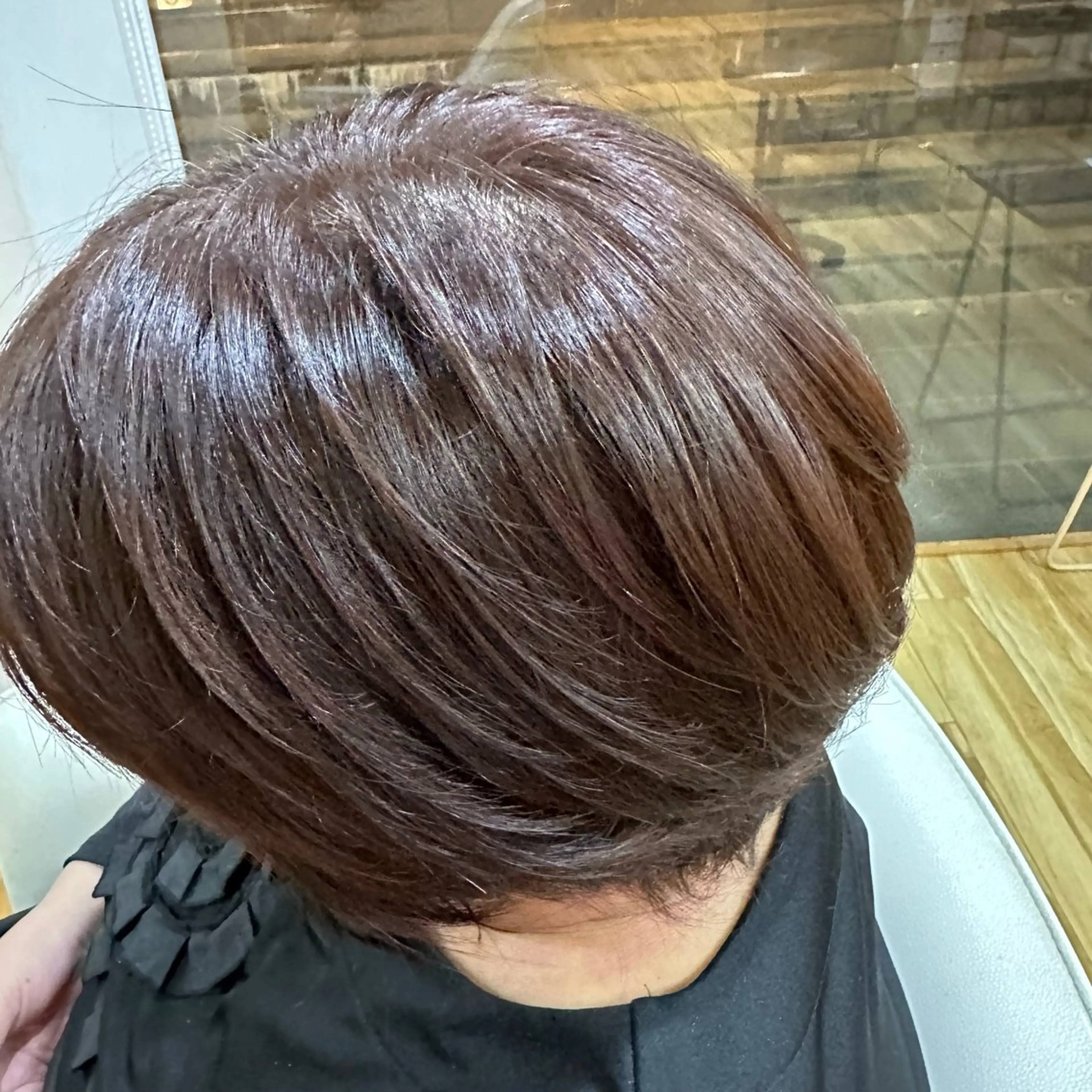 カラー ブラウンカラー 透明感カラー ピンクカラー 大原 正寛のヘアスタイル
