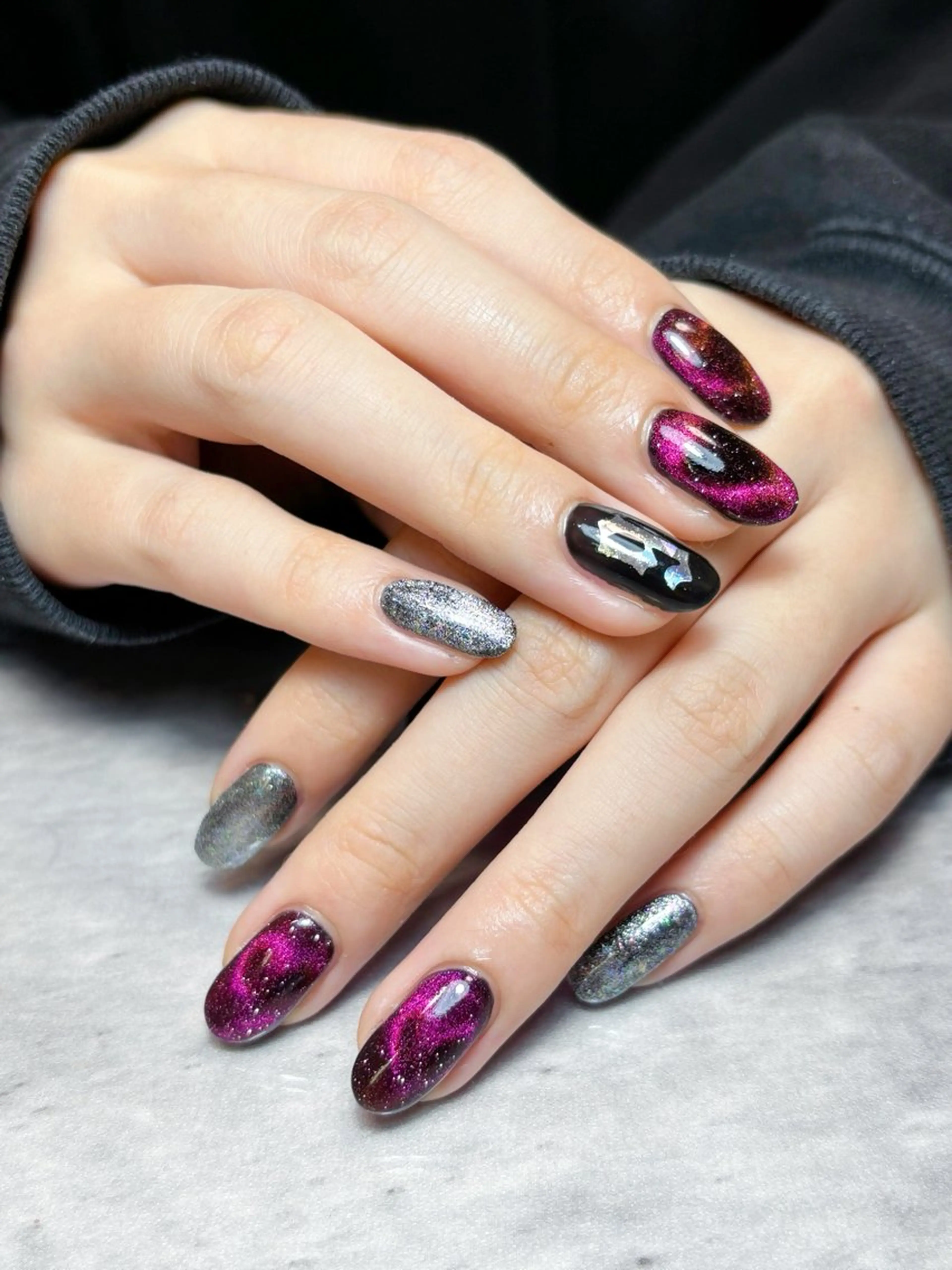 ネイル ハート ハンドネイル nail salon epeのネイルデザイン