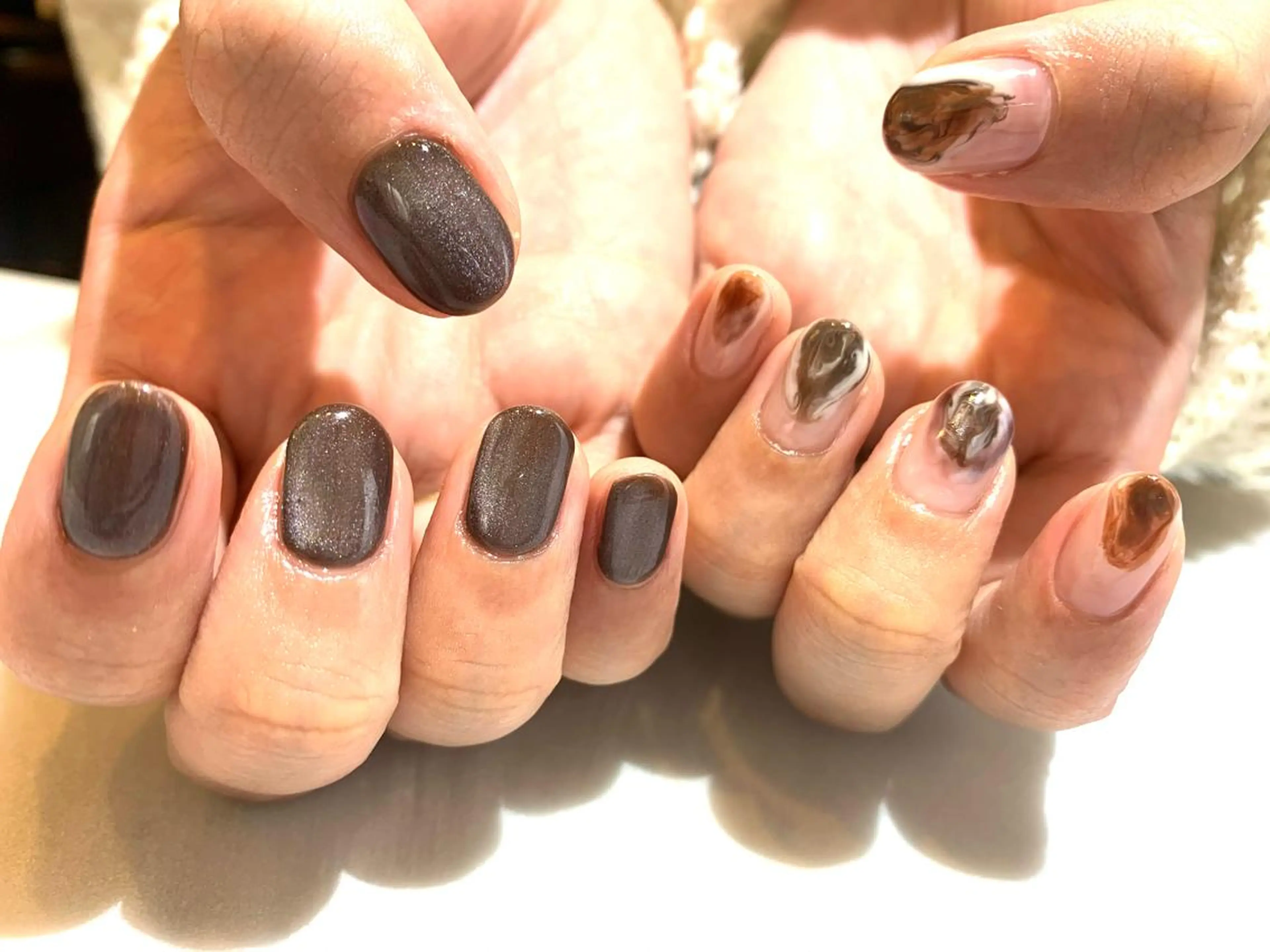 ネイル 持ち込み 水戸 彩夏のネイルデザイン