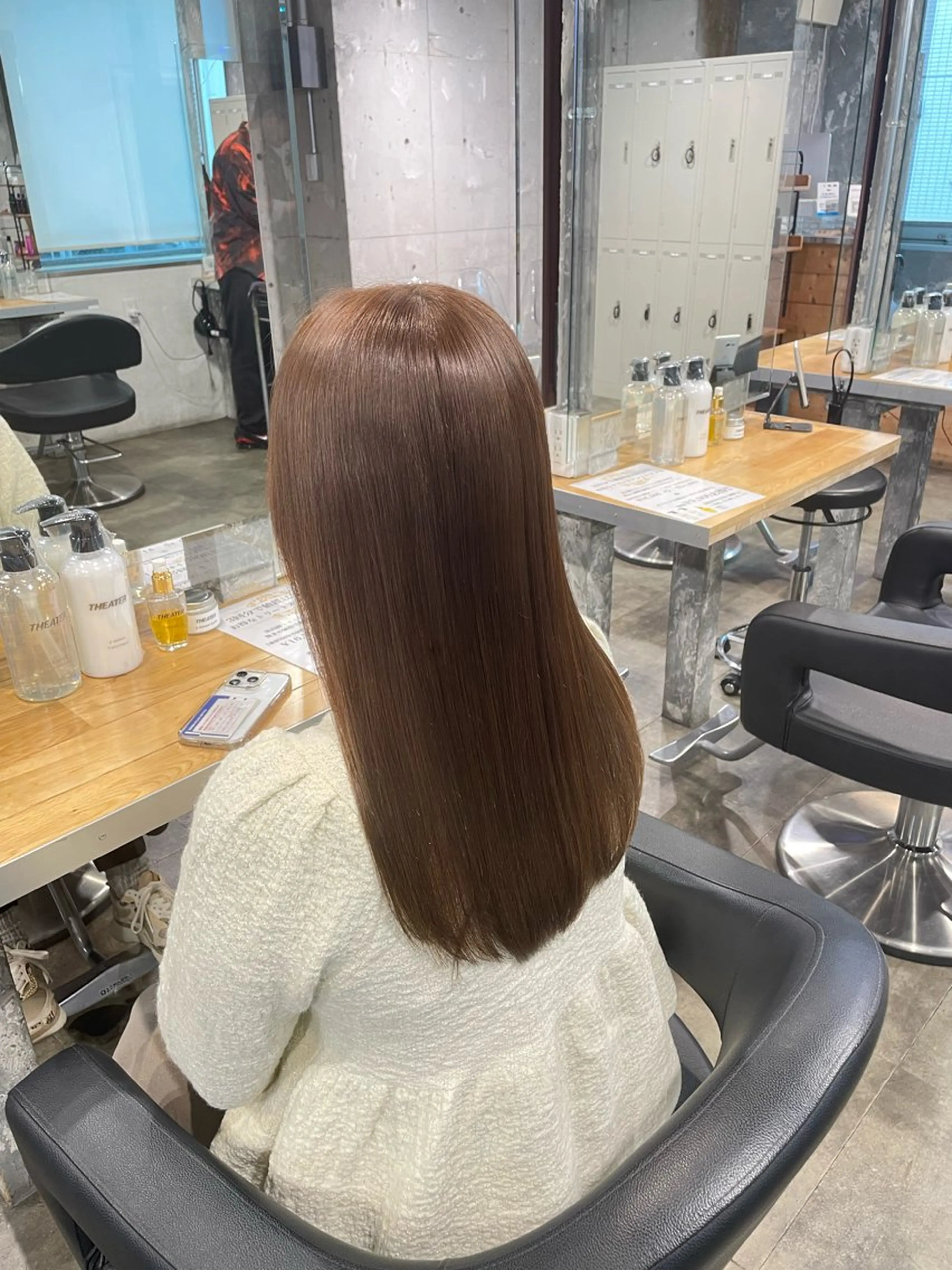 カラー ヘアカラー 🤍韓国ヘア🤍透明 感ベージュ/まりんのヘアスタイル