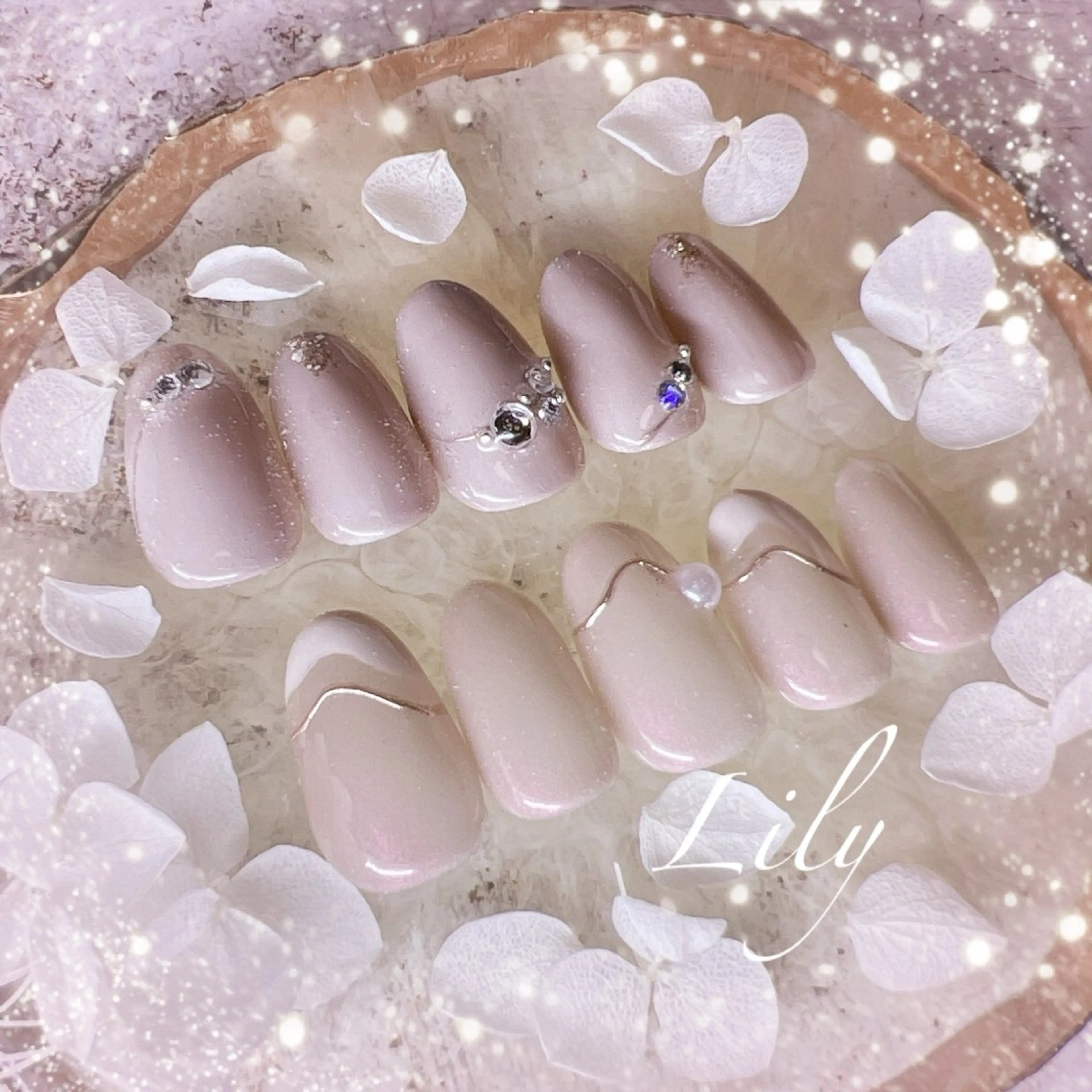 【再来】定額¥7000コース(40種)新規ジェルオフ無料　※再来、他店オフ別途¥2200の写真