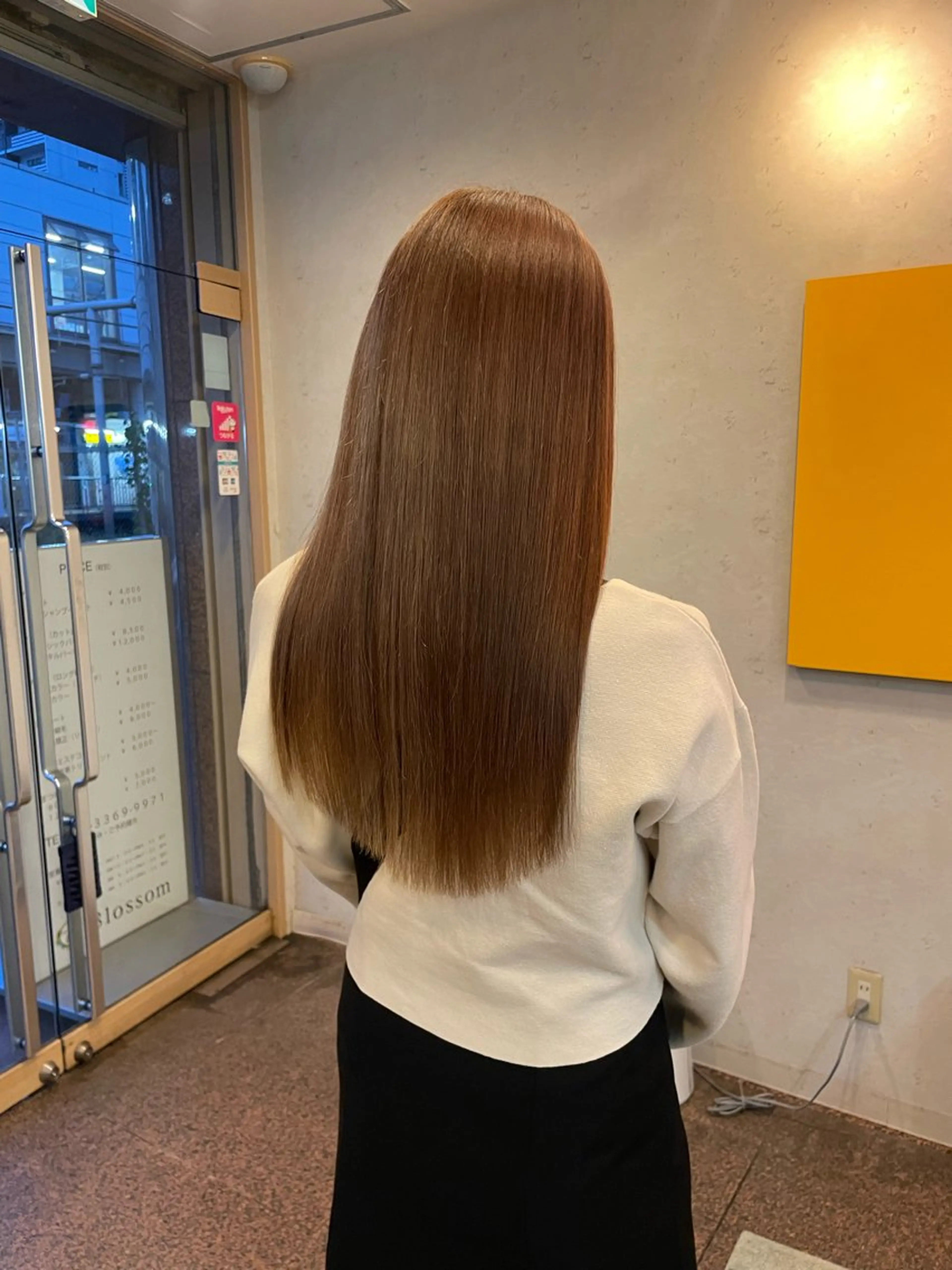 ロング カラー ベージュカラー ブリーチ 髪質改善/Bloss om🌷高橋沙衣のヘアスタイル