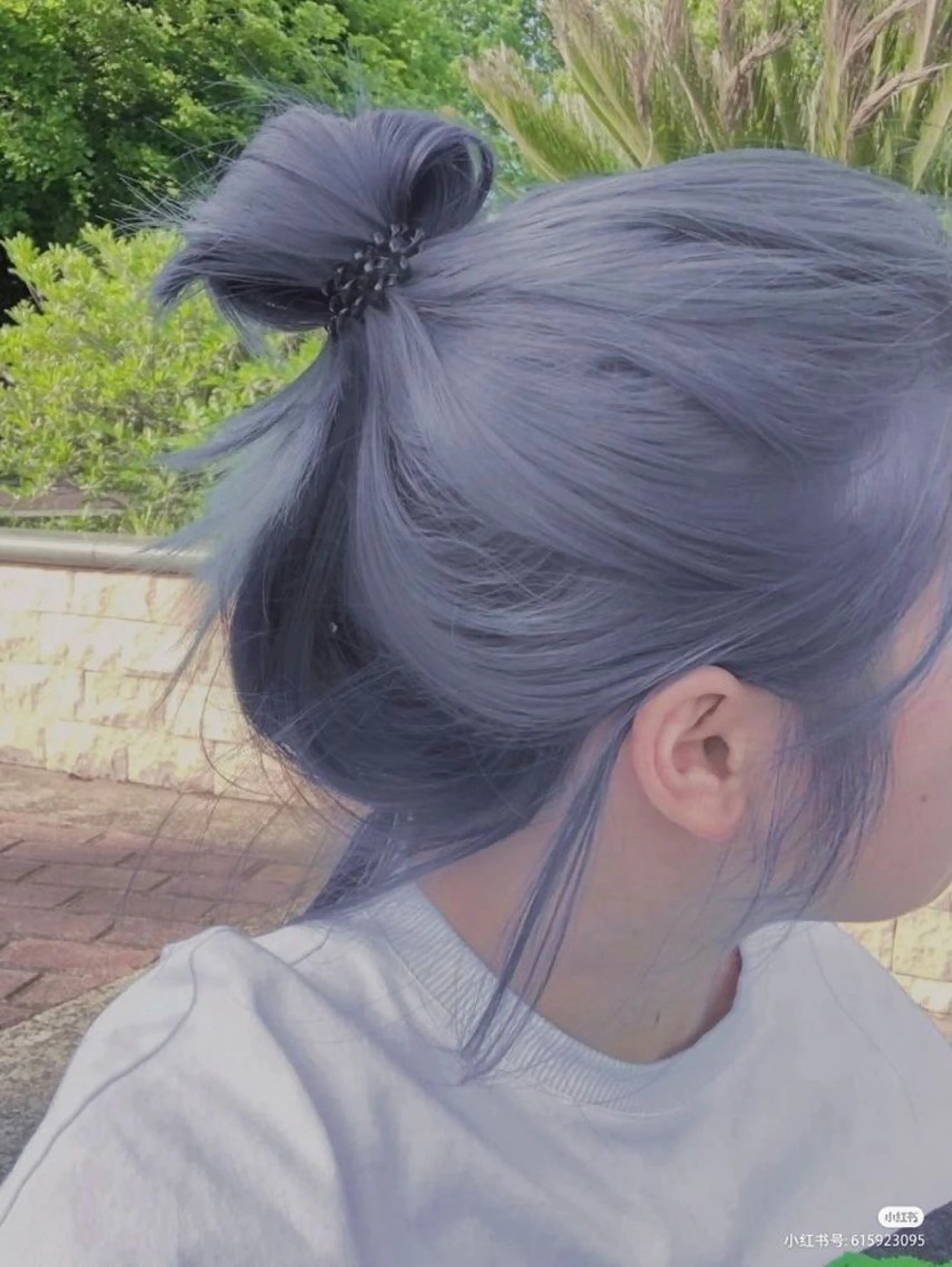セミロング カラー ヘアカラー トリートメント ヘッドスパ ヘアセット 🩵ダメージレス艶感 ハイトーン🩷のヘアスタイル