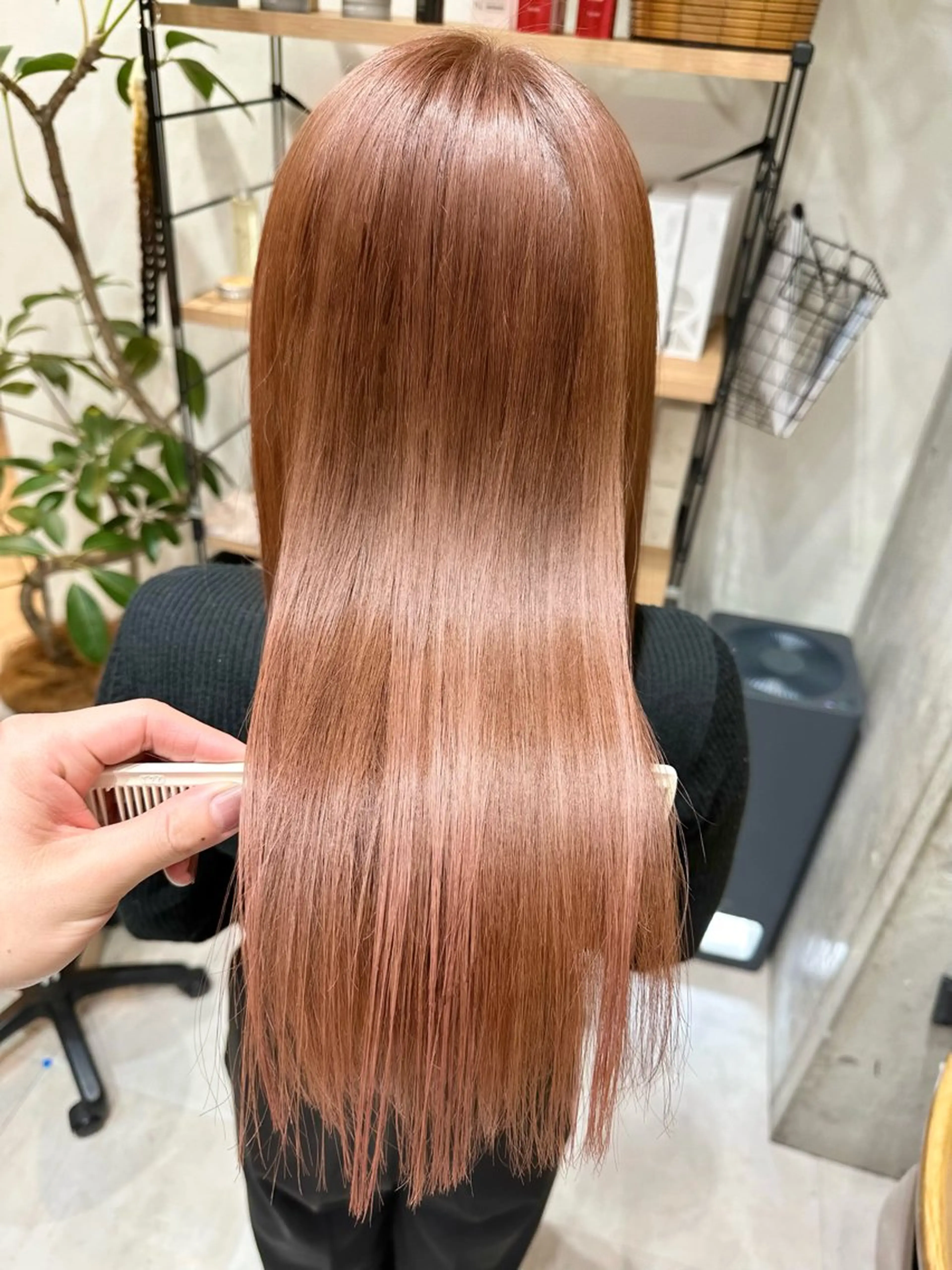 セミロング カット ヘアカラー トリートメント ✨透明感カラー 恵比寿HAYATO✨のヘアスタイル