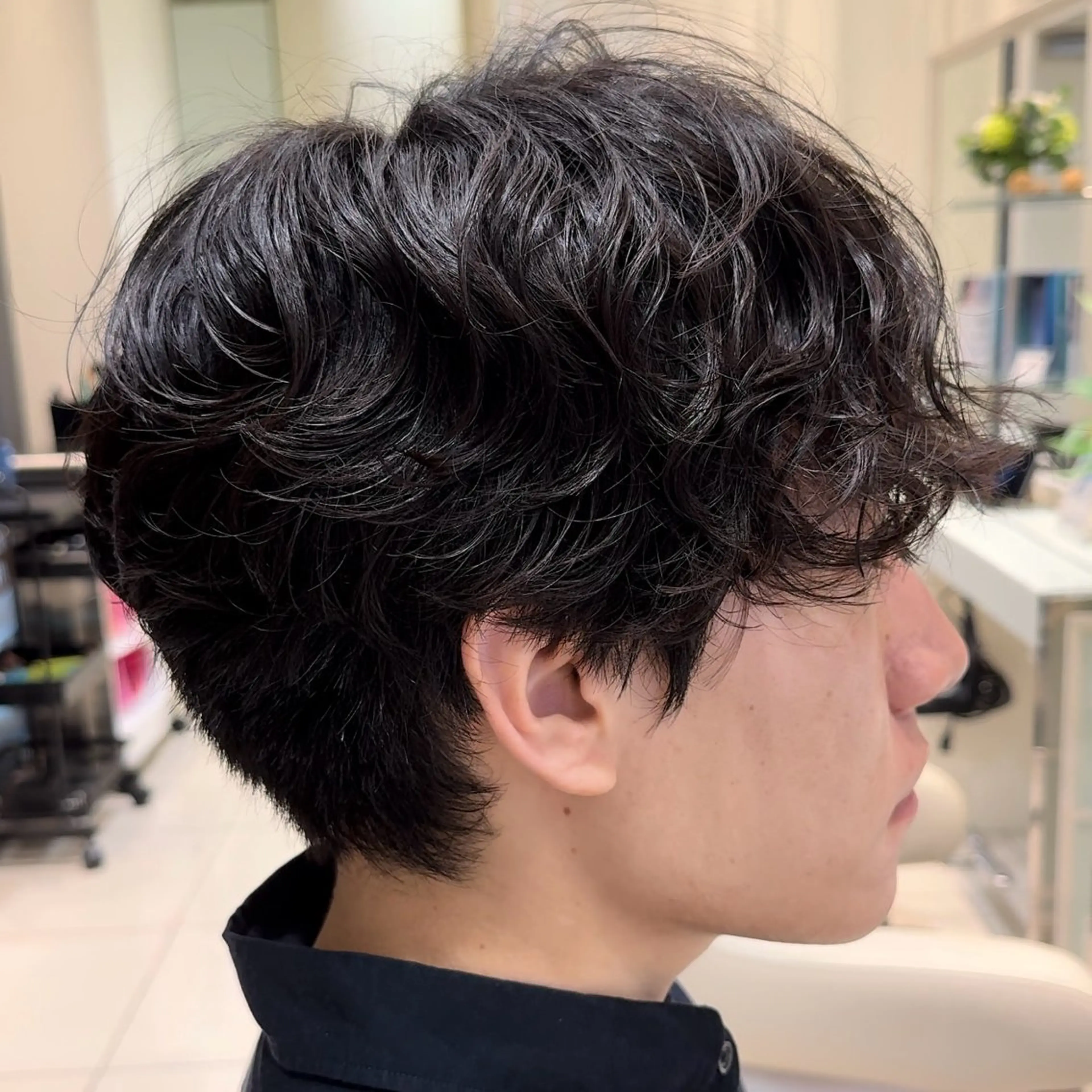 パーマ メンズ メンズパーマ カット パーマ トリートメント メンズ縮毛矯正 ♠️店長下平隼人のヘアスタイル