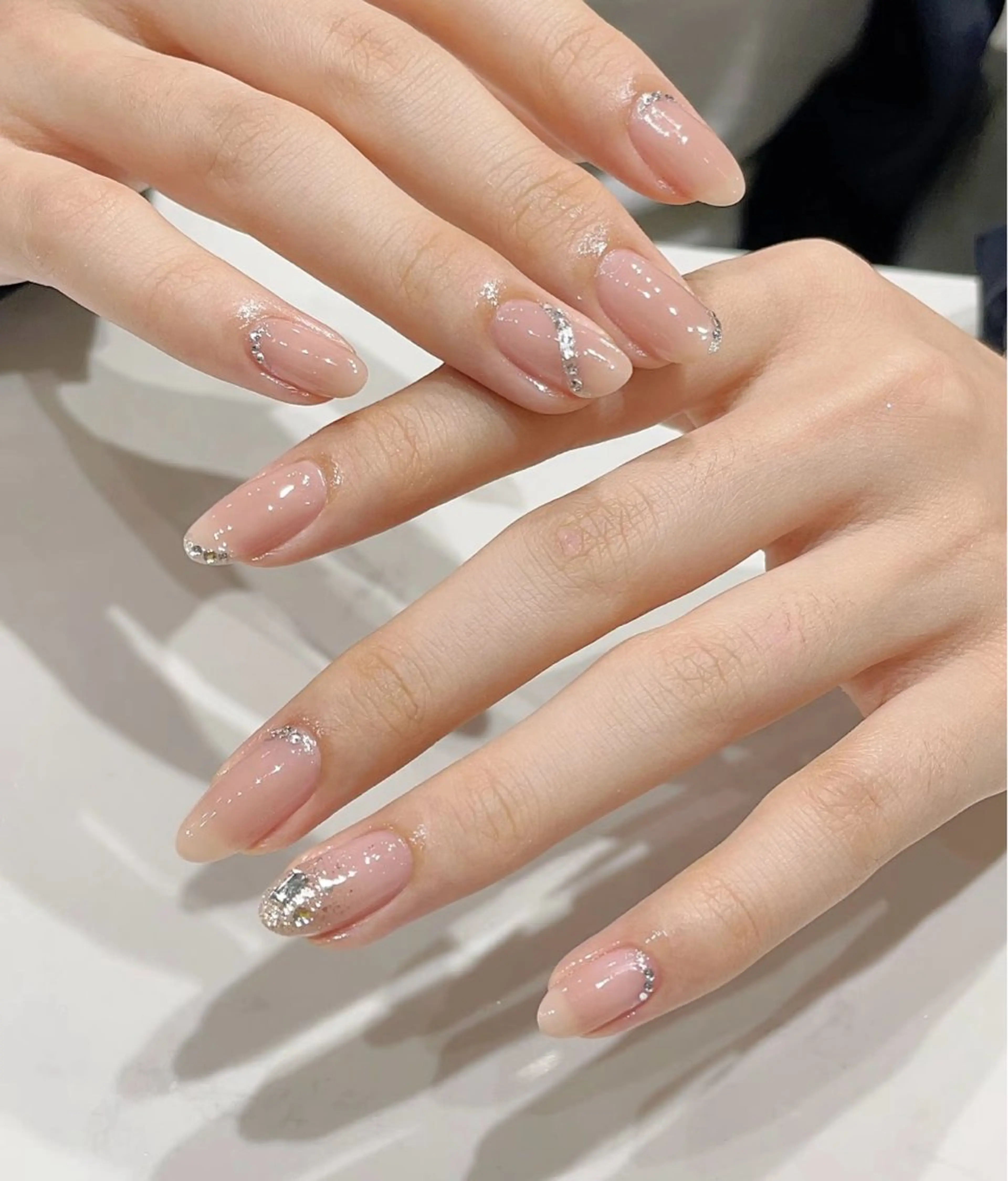 ネイル アートネイル チークネイル 長さ出し フットネイル ジェルネイル For you. Nail Salonのネイルデザイン