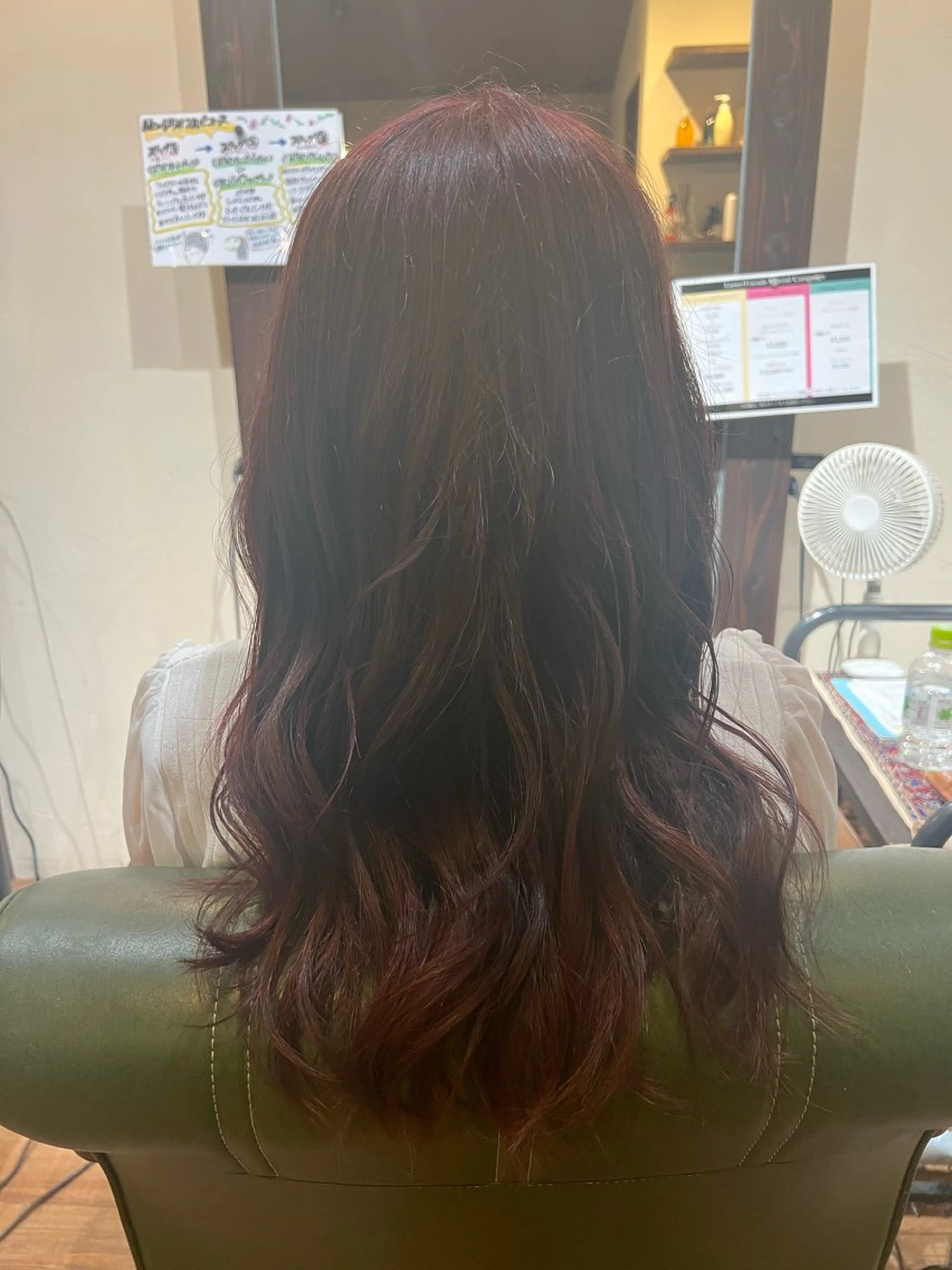 ロング ヘアアレンジ Luster Friends所属・まゆ | 艶カラー | ストレートのヘアスタイル