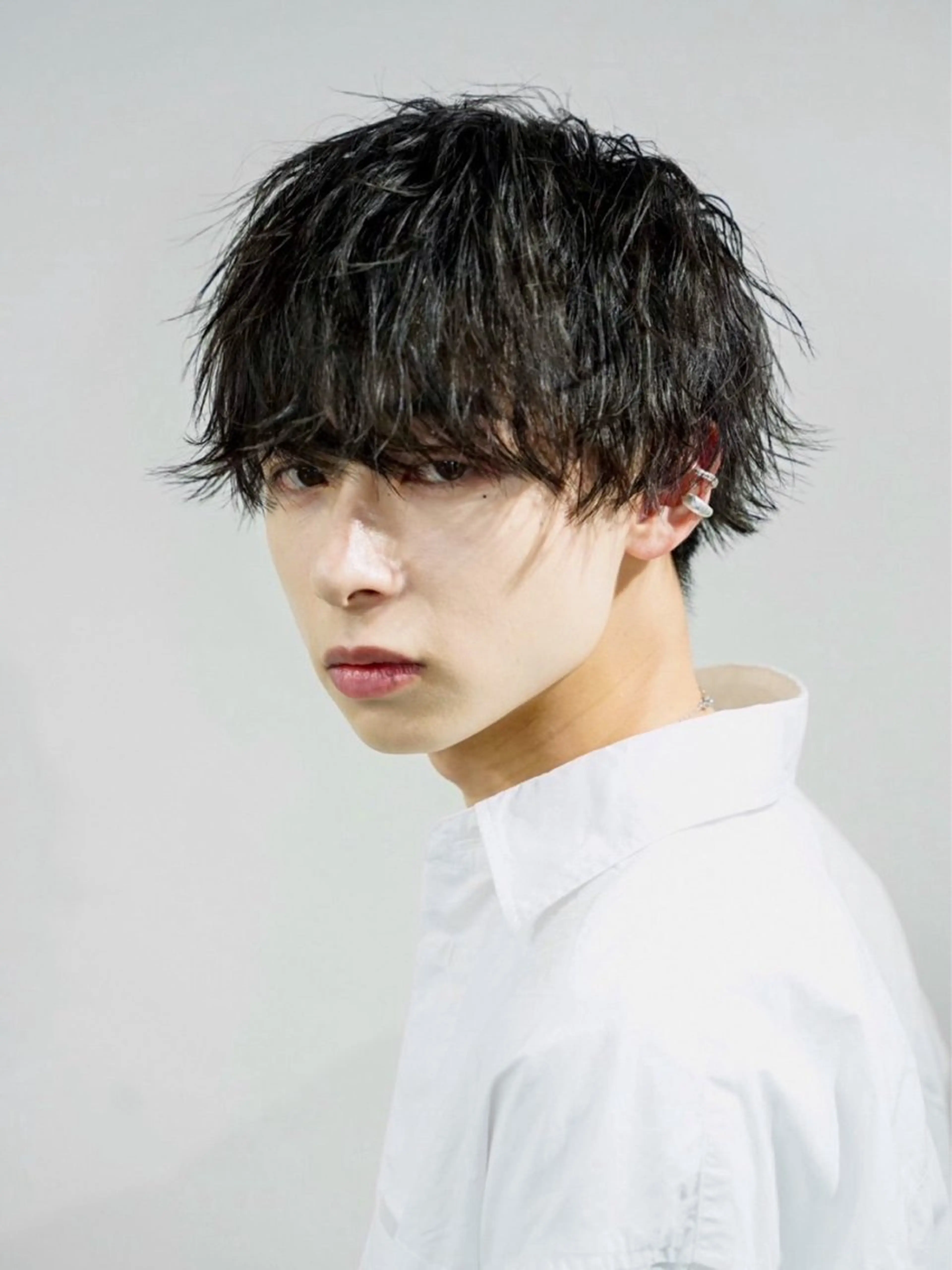 ミディアム CHROM TOKYO the  Barber 新宿店所属・⚡️メンズ専門⚡️ 畠山　敦匡のヘアスタイル