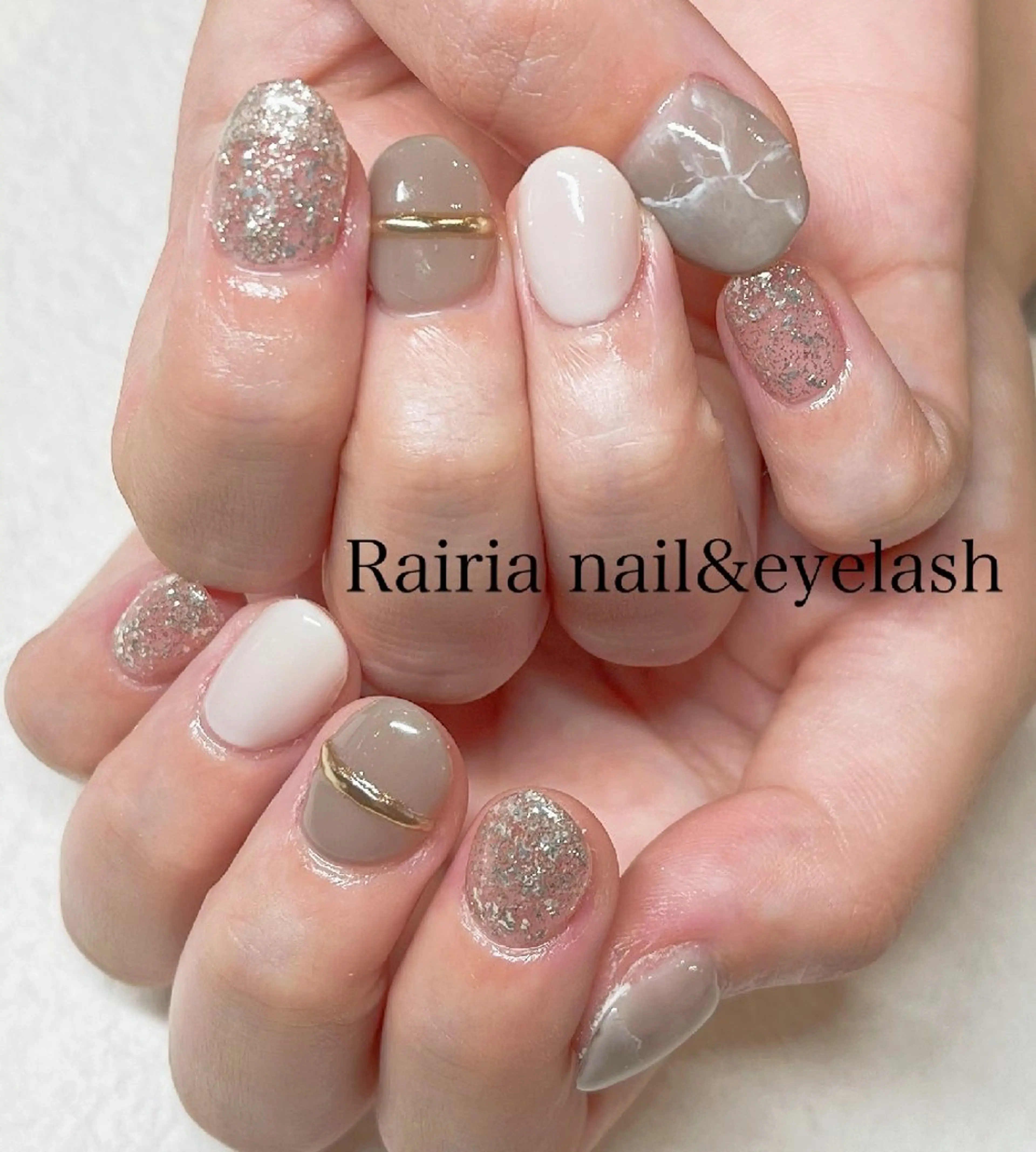 ネイル アートネイル ジェルネイル ニュアンスネイル パラジェル Rairianail 小手指店のネイルデザイン
