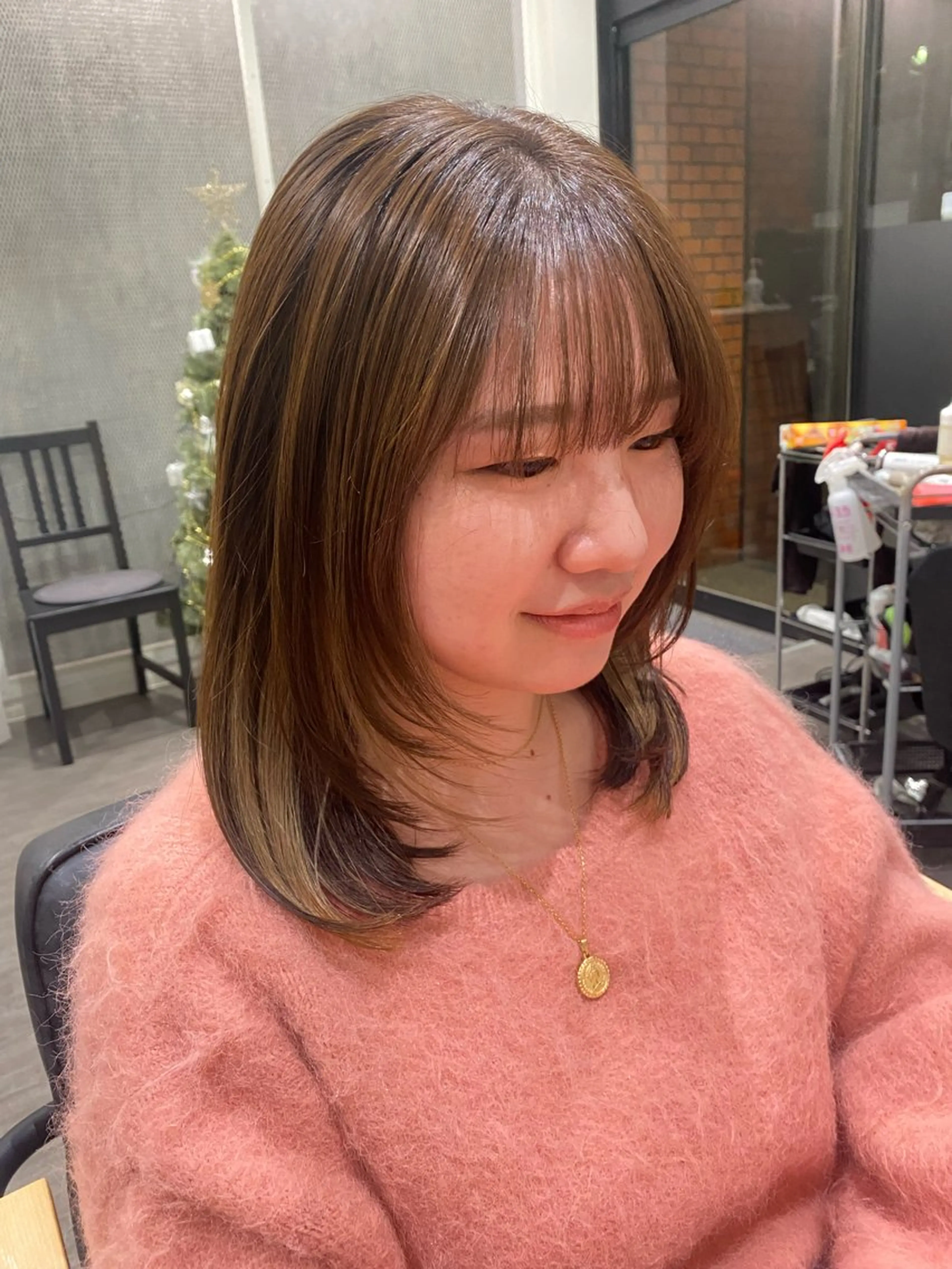 ミディアム ヘアカラー cocotte🌿 amaneのマツエク・マツパデザイン