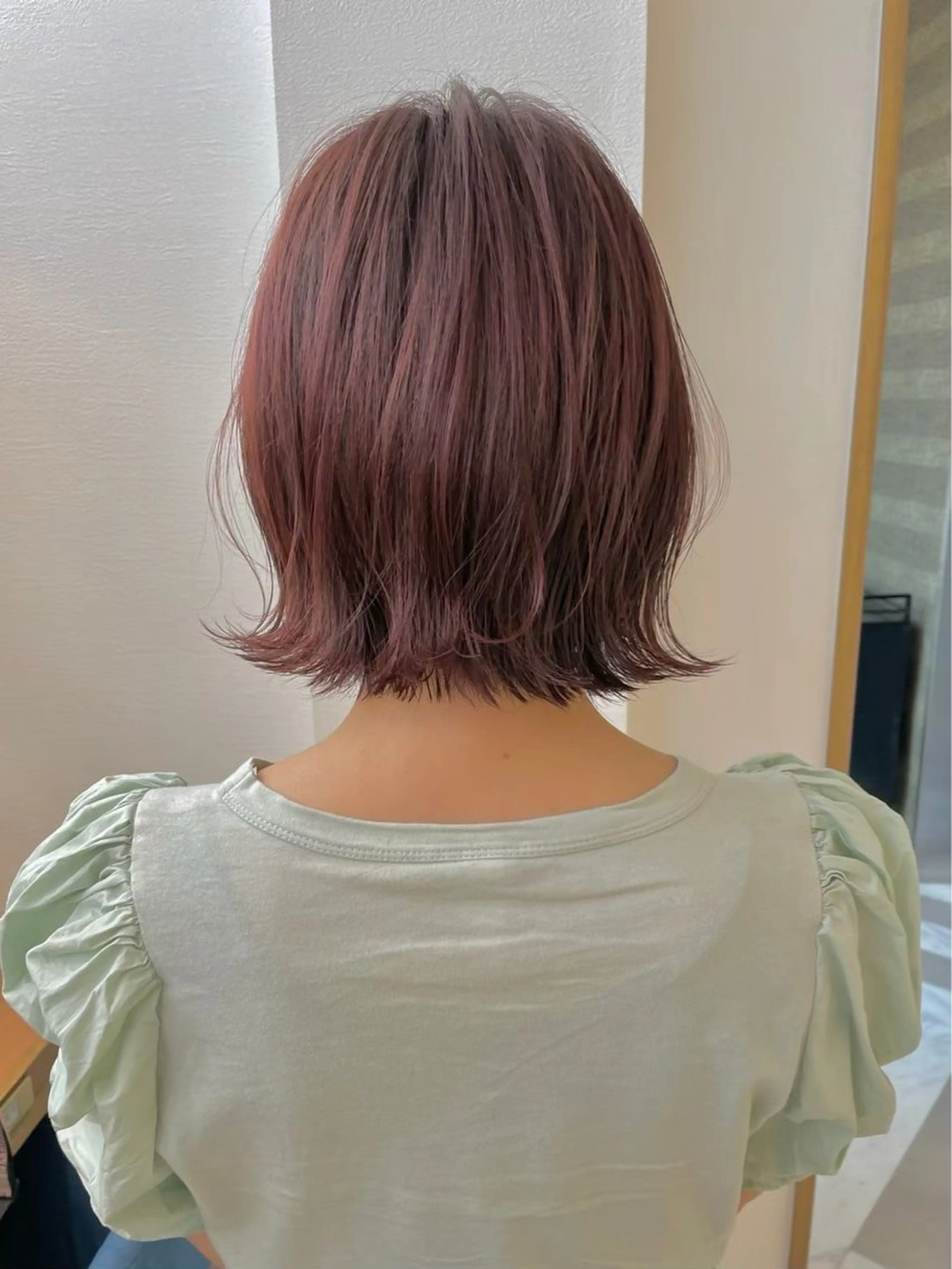 カラー ボブ ✨Riria✨ ブリーチなしカラーのヘアスタイル