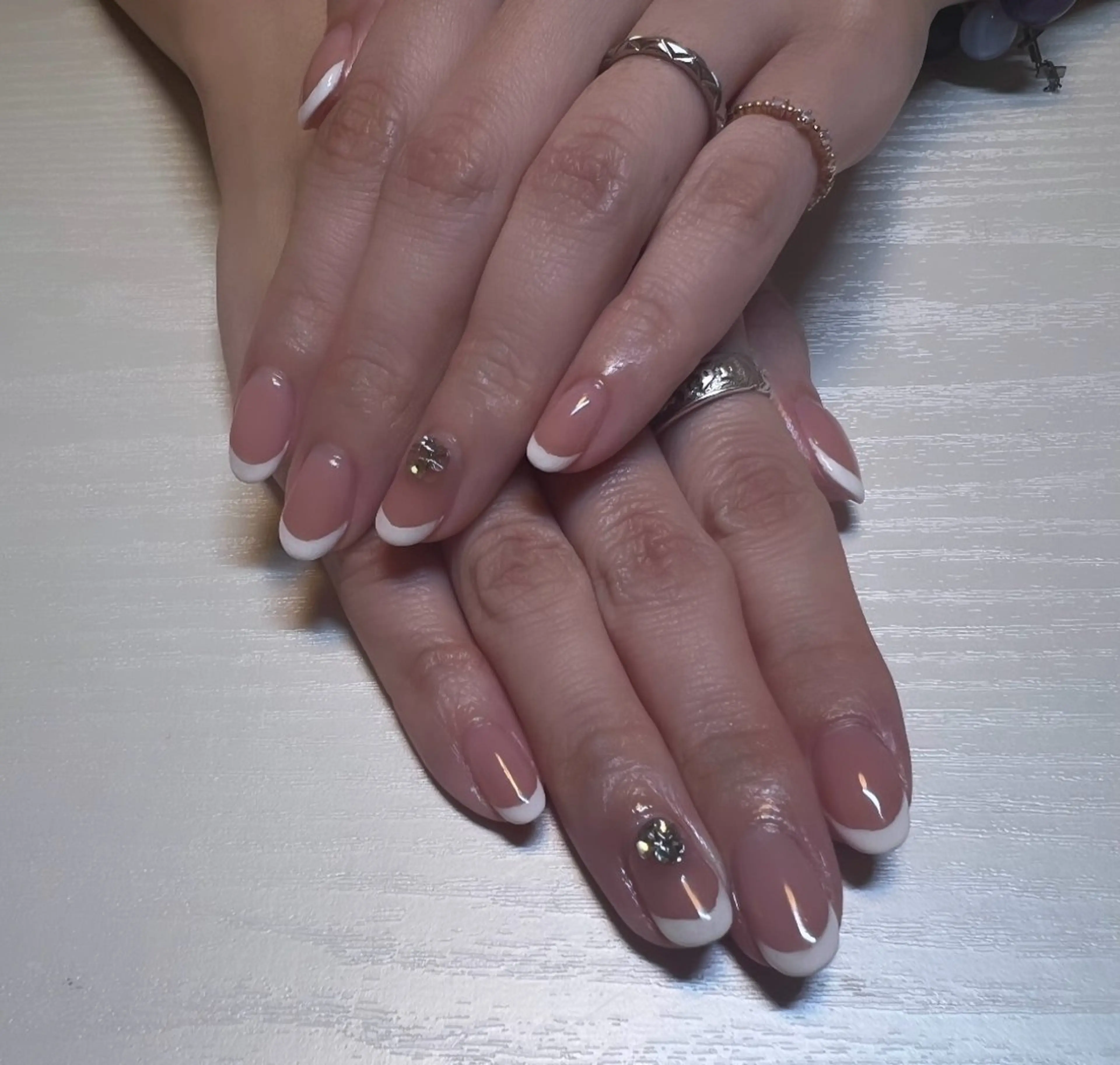 ネイル フレンチネイル ハンドネイル mii nail🌴のネイルデザイン