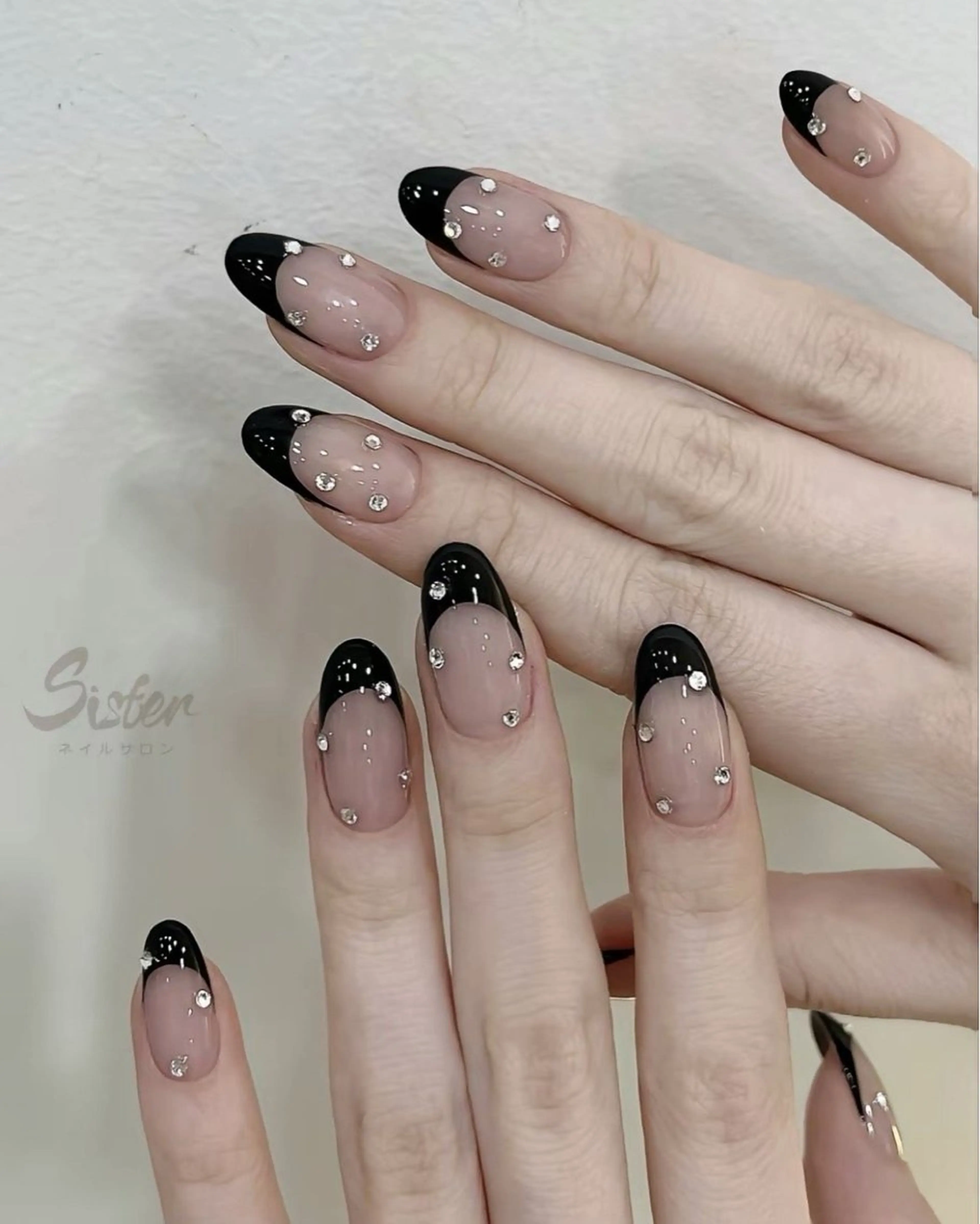 ネイル ストーンネイル Sora Nail Ayaseのネイルデザイン