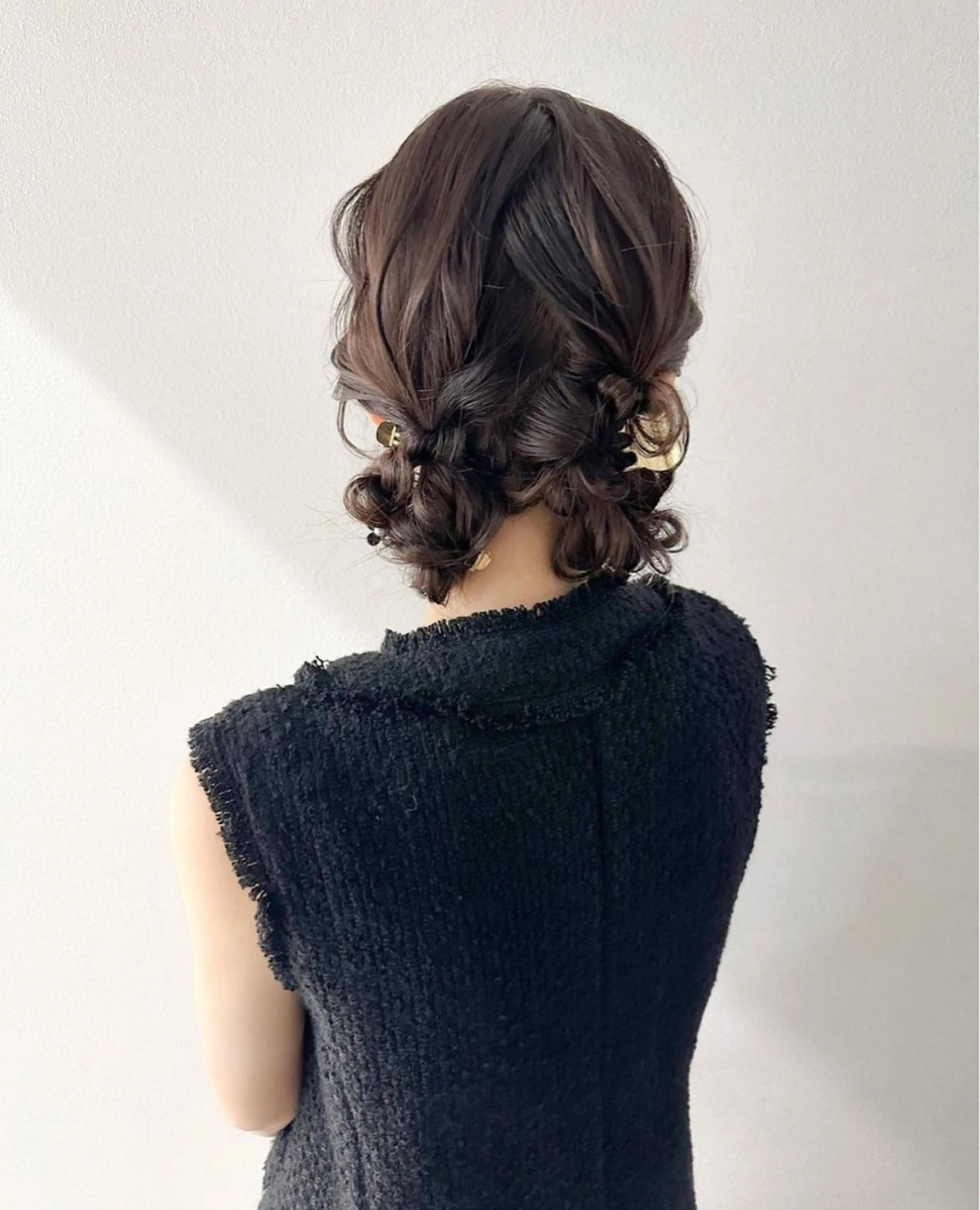 セミロング カラー ヘアアレンジ autre所属・大久保 ひでなりのヘアスタイル