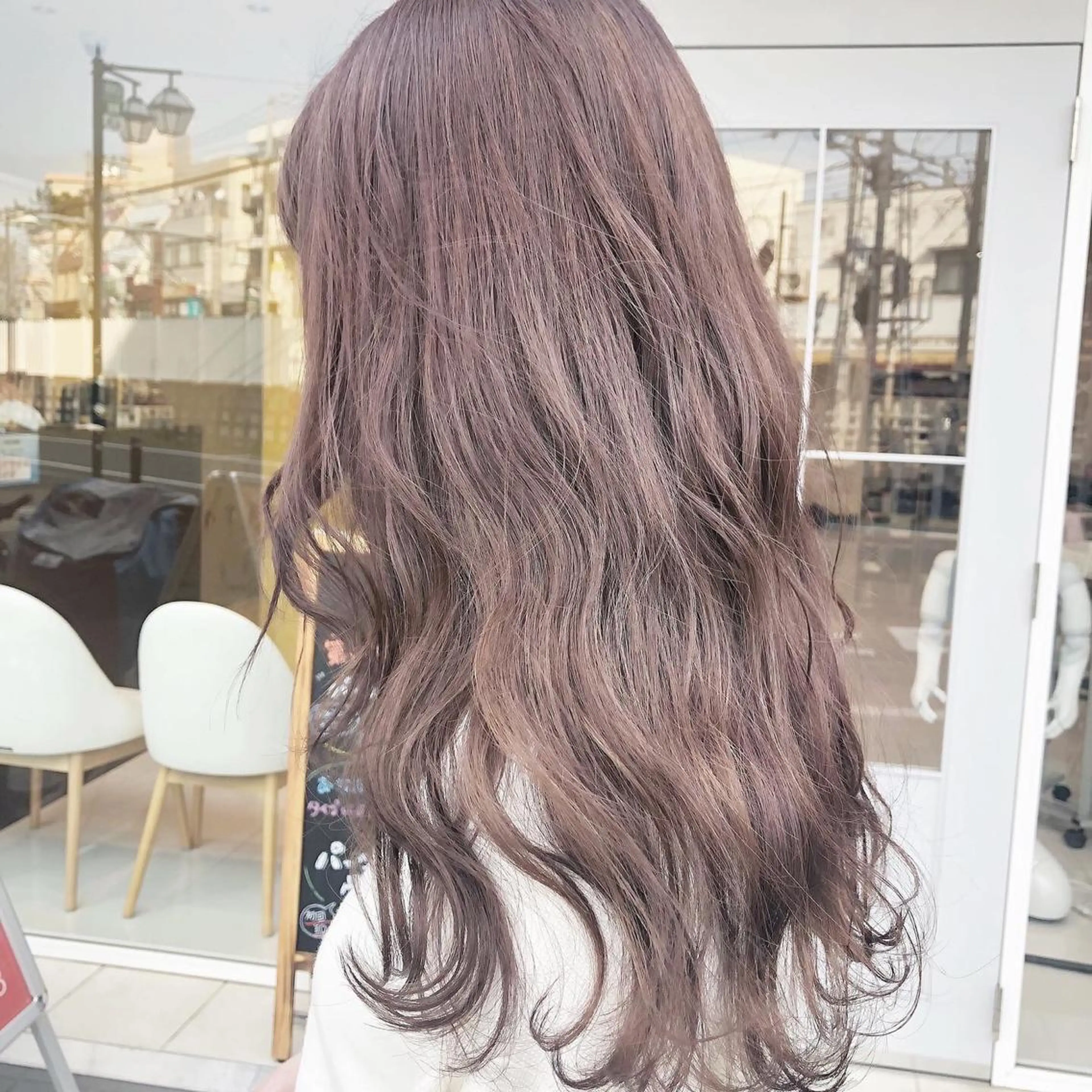 ロング ヘアカラー sano sayakaのヘアスタイル