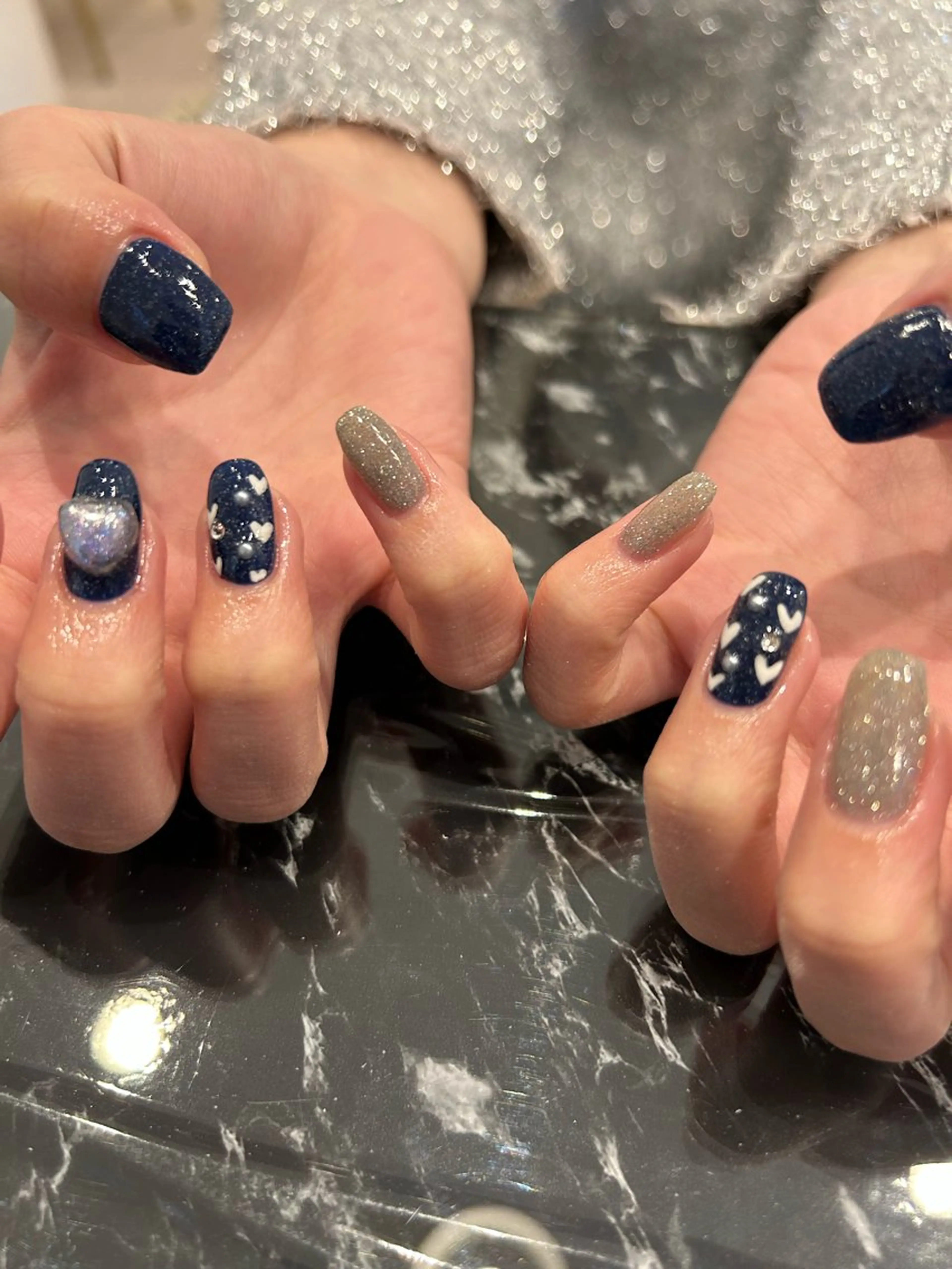 ネイル ハンドネイル 🎀PLATINUM DOLL はな🎀のネイルデザイン