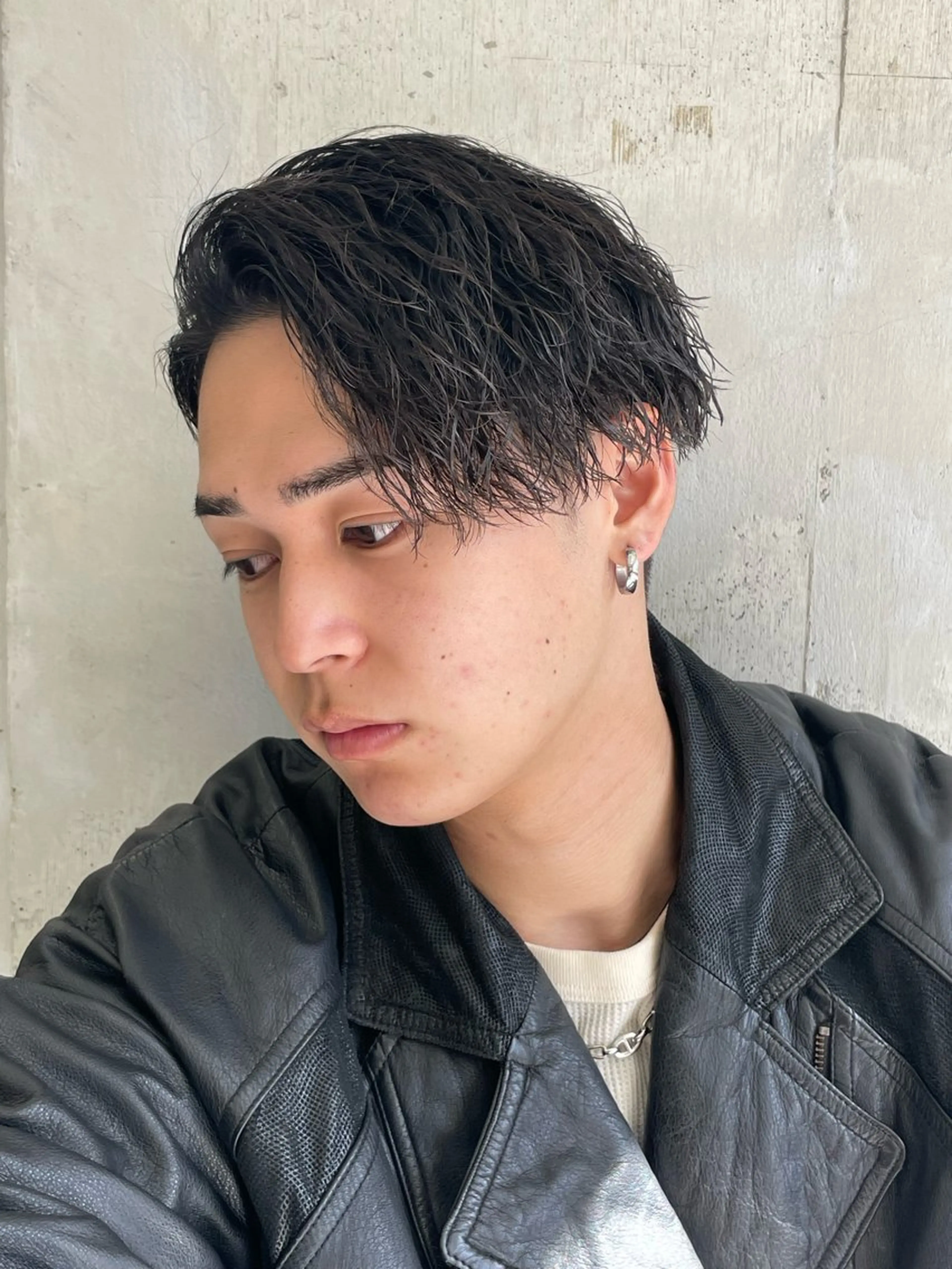 ショート カラー パーマ ヘアアレンジ メンズ カット パーマ トリートメント ヘアセット 亀井隆汰/メンズ専門 パーマ特化美容師のヘアスタイル
