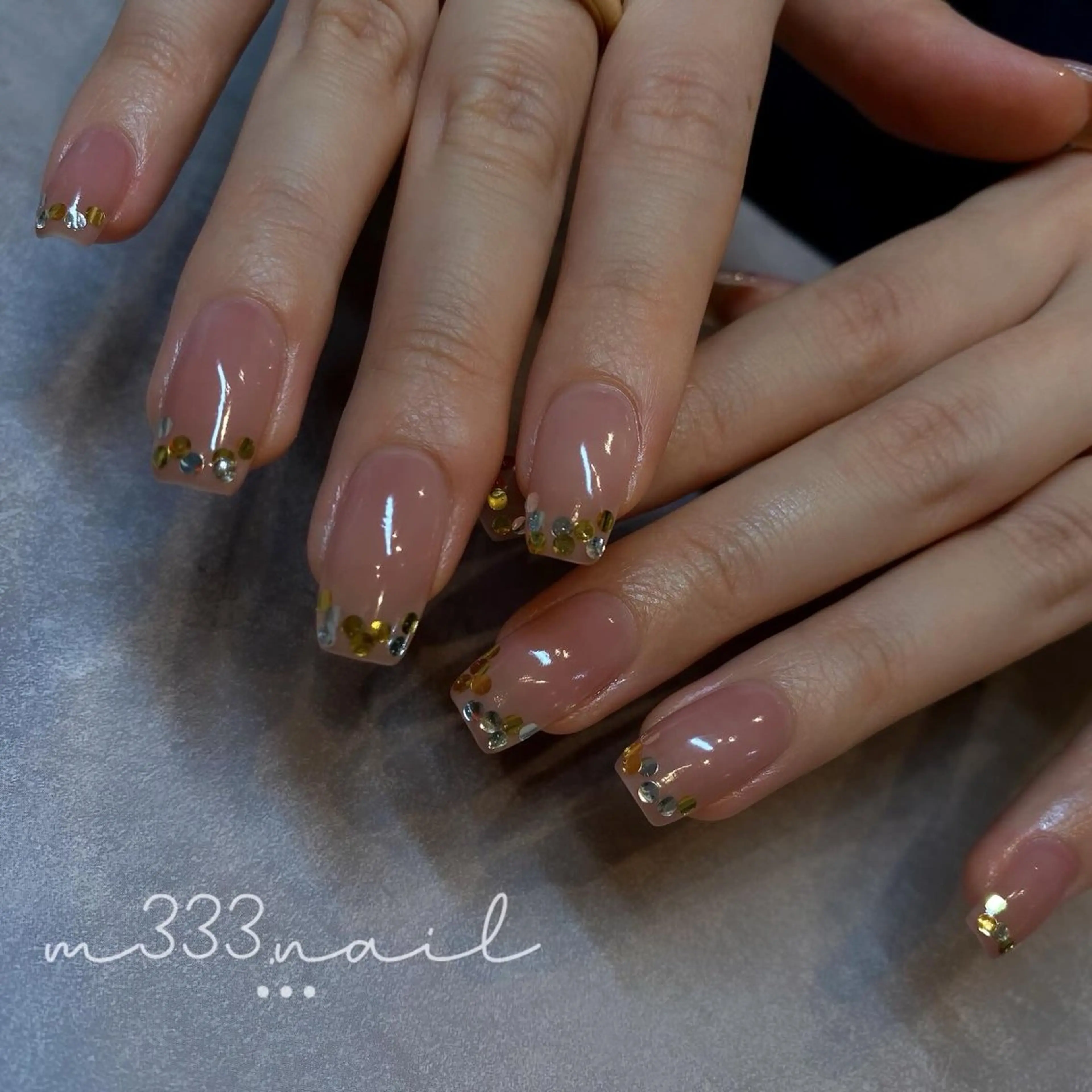 ネイル フレンチネイル ハンドネイル hair  MILE.所属・MILE. mukonosouのネイルデザイン