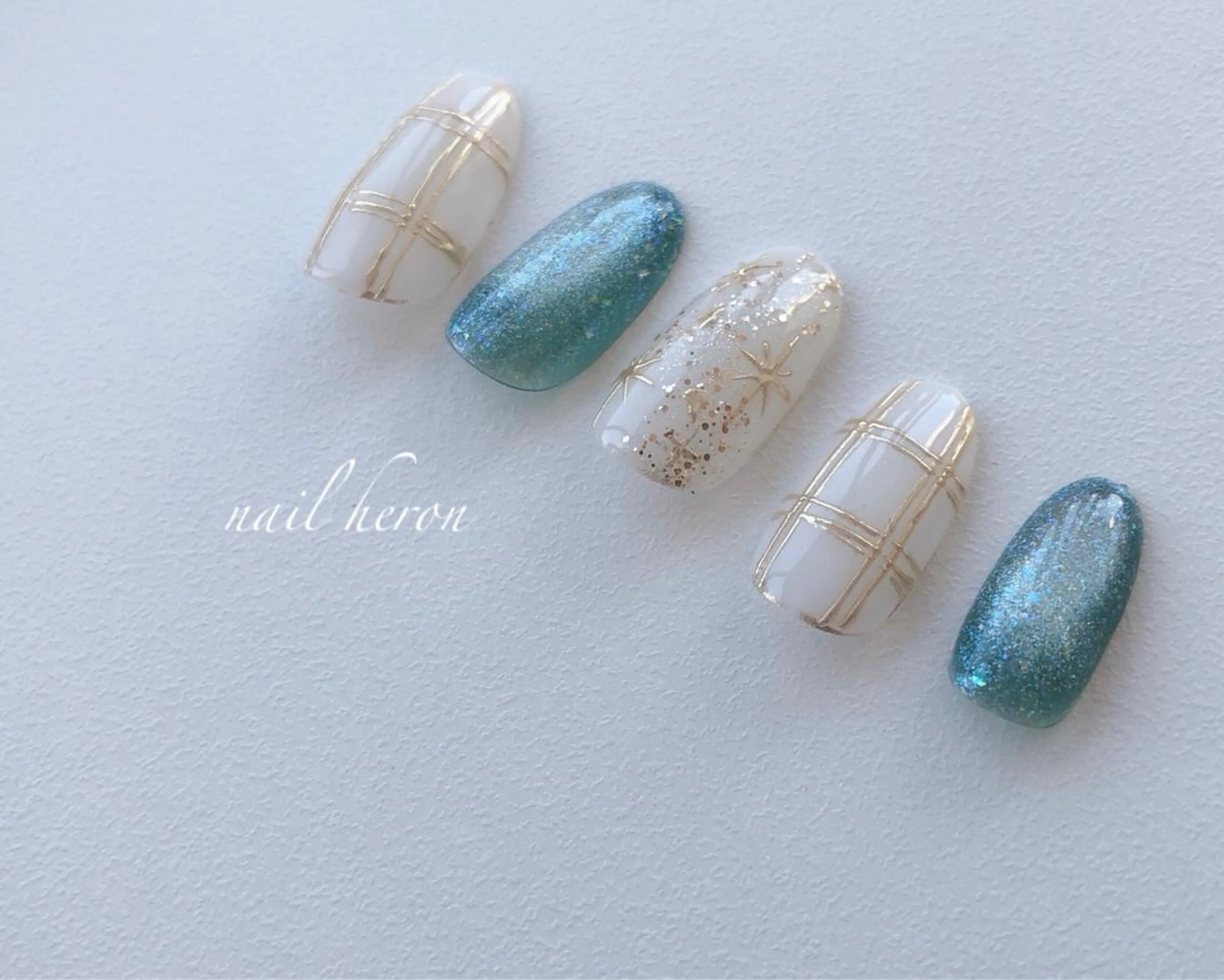 ネイル 冬ネイル ハンドネイル nail heron所属・saki_ nail heronのその他イメージ