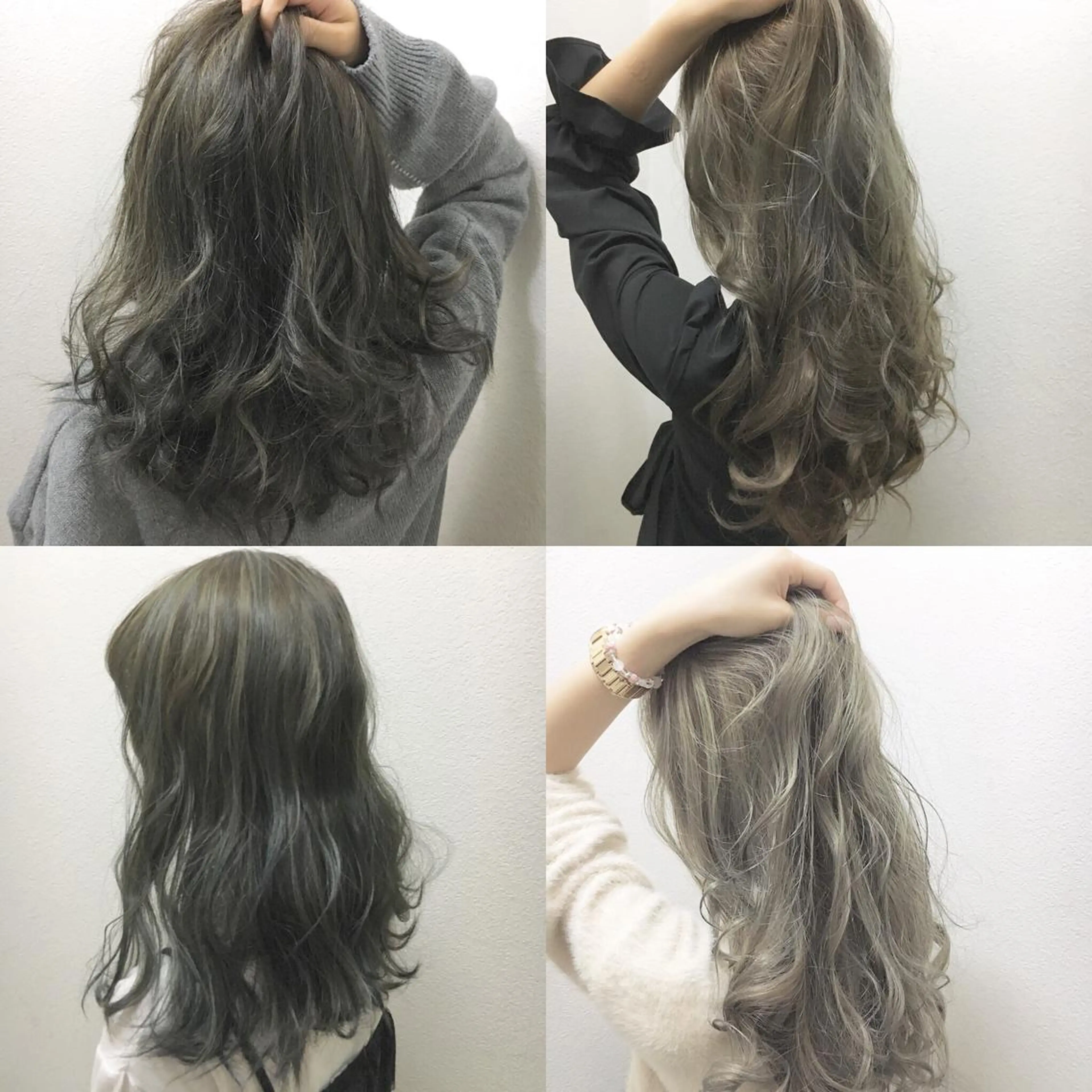 ミディアム カラー アディクシーカラー 透明感カラー ハイライトカラー ハイライト JIL BLAN 京都のヘアスタイル