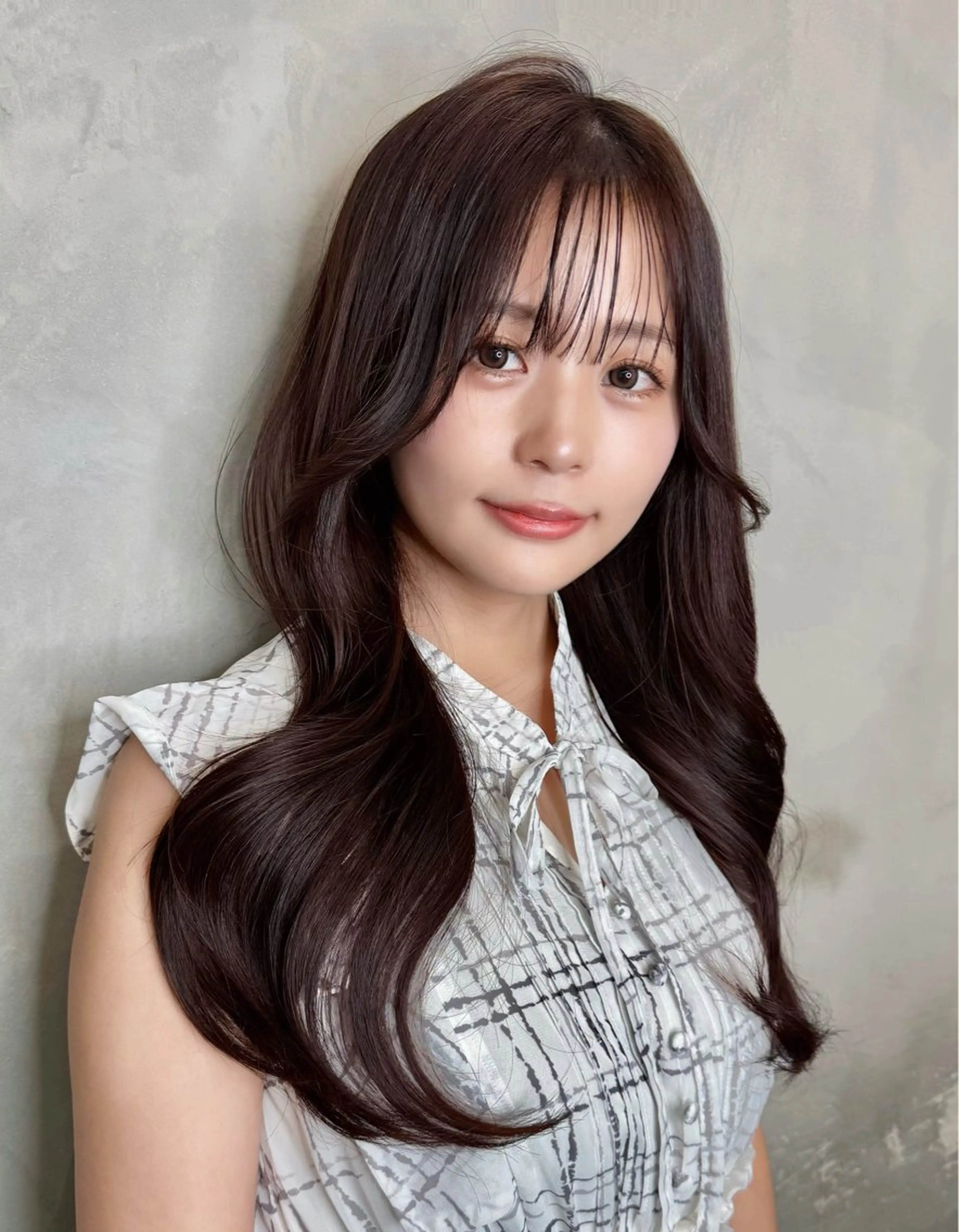 ロング 菅沢三奈/さいたま市 縮毛矯正/韓国ヘアのヘアスタイル