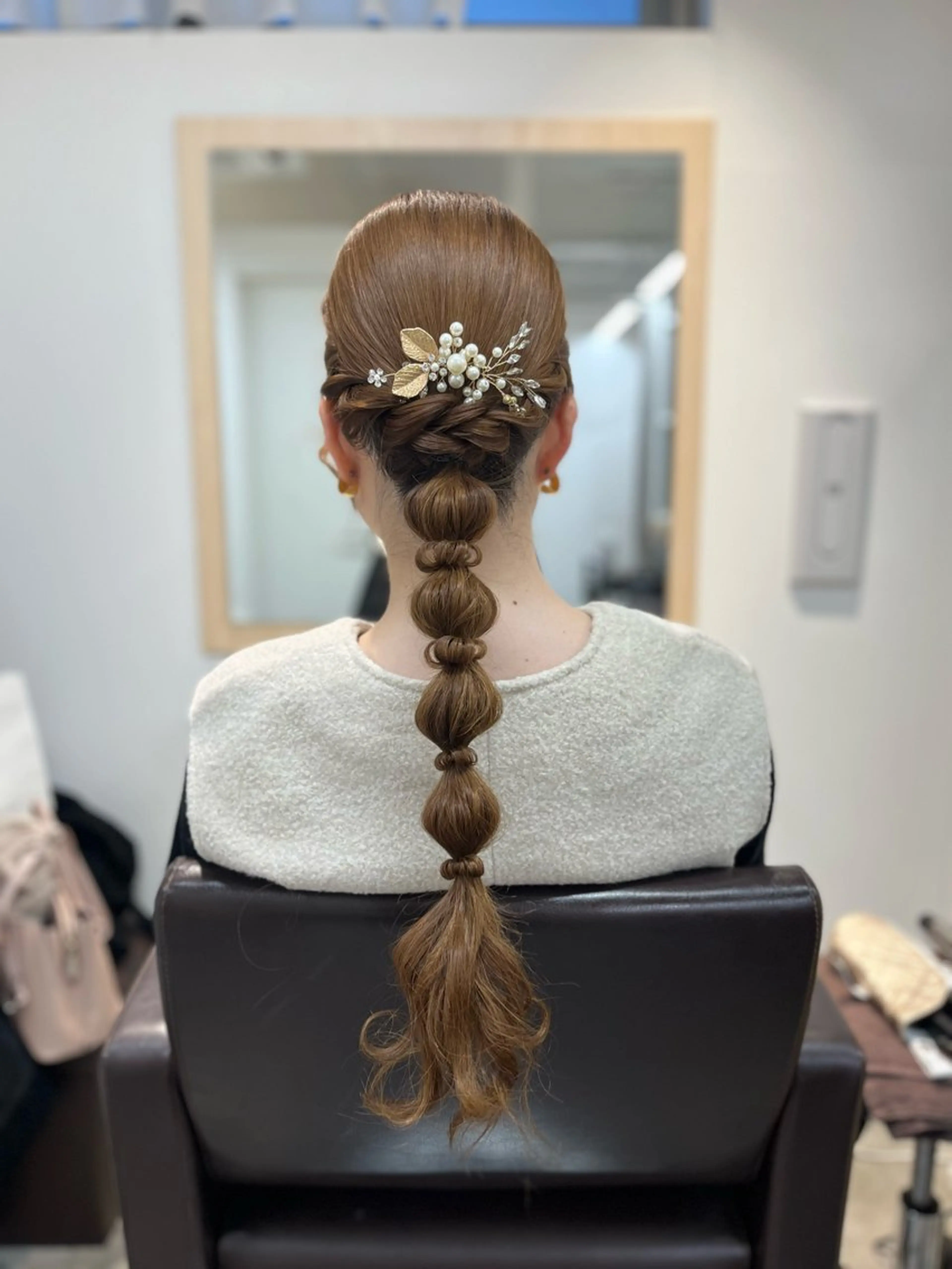 ヘアアレンジ 玉ねぎヘアー ヘアセット 似合わせヘアメイク 💐オダギリチアキのヘアスタイル