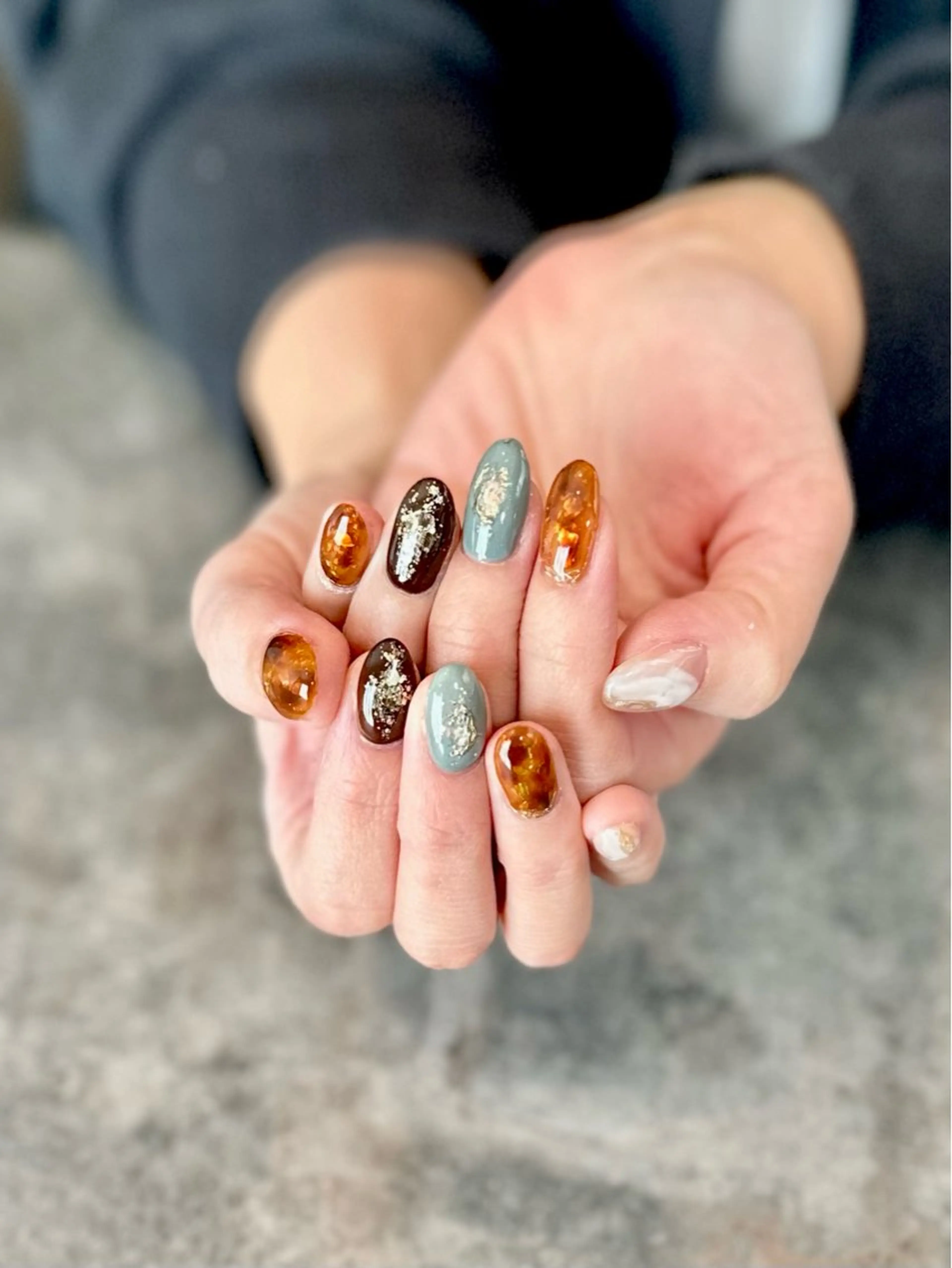 ネイル フラワーネイル 大理石ネイル(マーブル) ニュアンスネイル シンプルネイル nail salon amanoのネイルデザイン