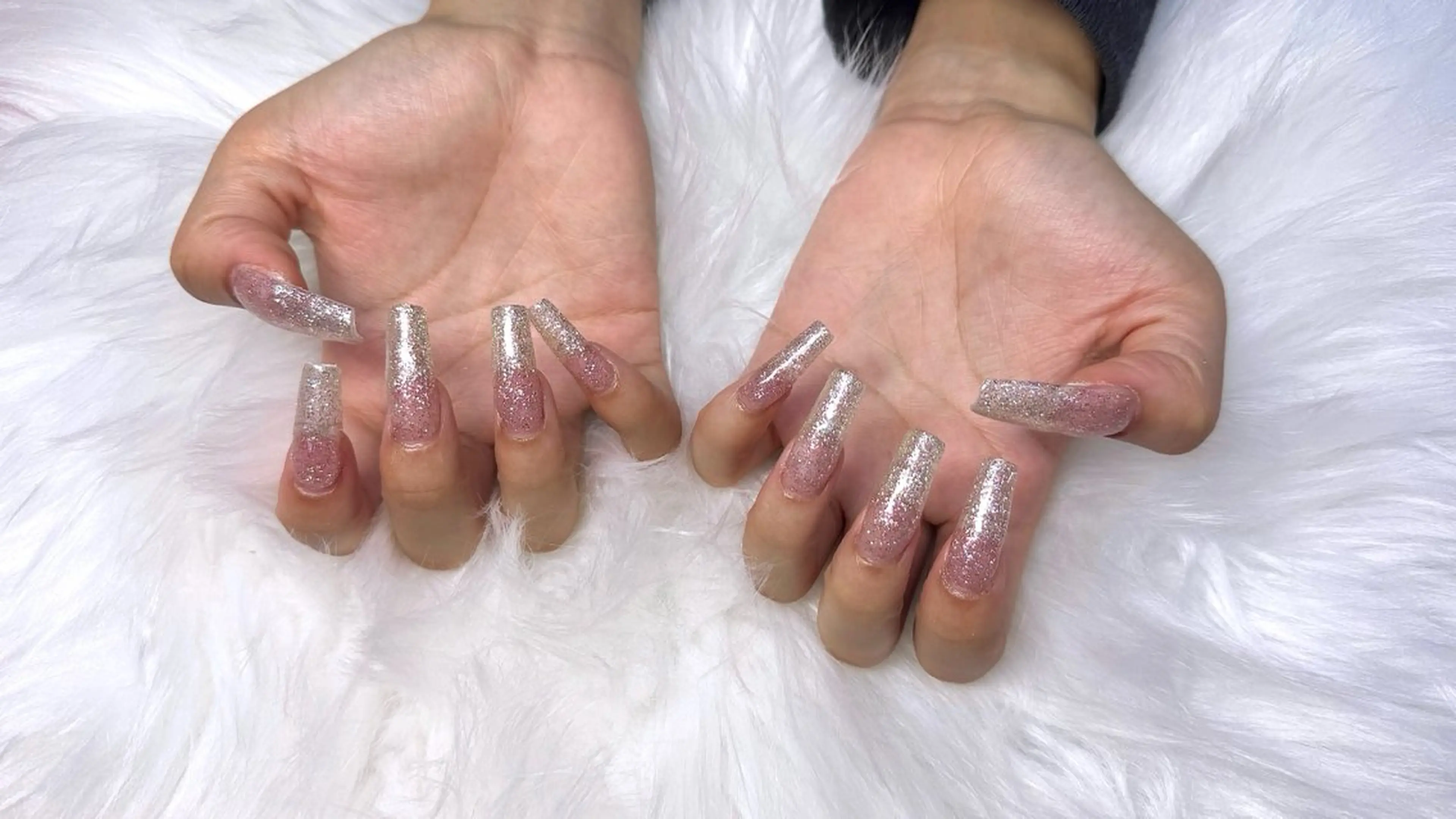 ネイル ハンドネイル ハンドケア 🎀うかん 🎀チップ長さ出しのネイルデザイン