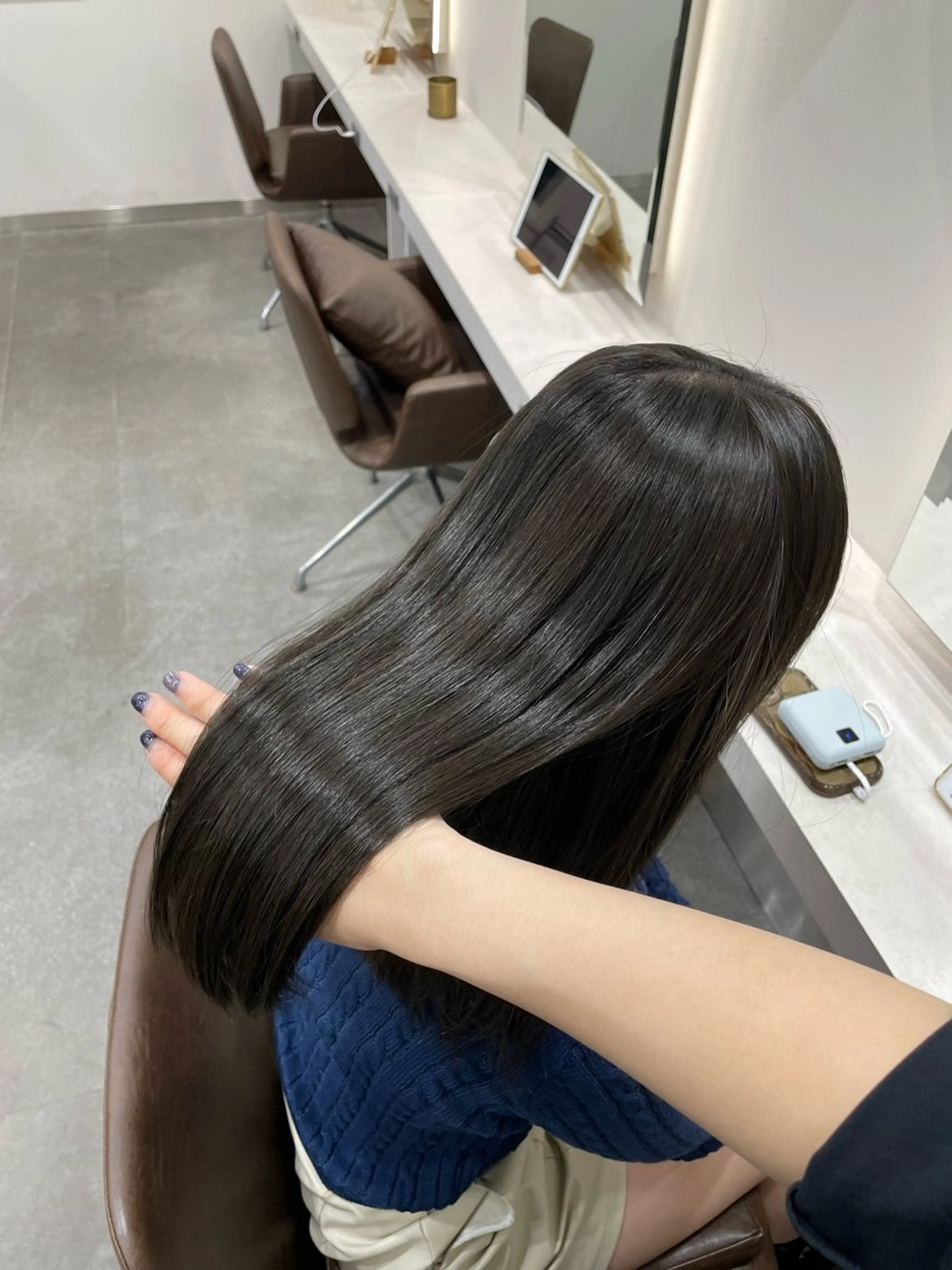 ロング ハイライトデザイン 特化/表参道/みづきのヘアスタイル