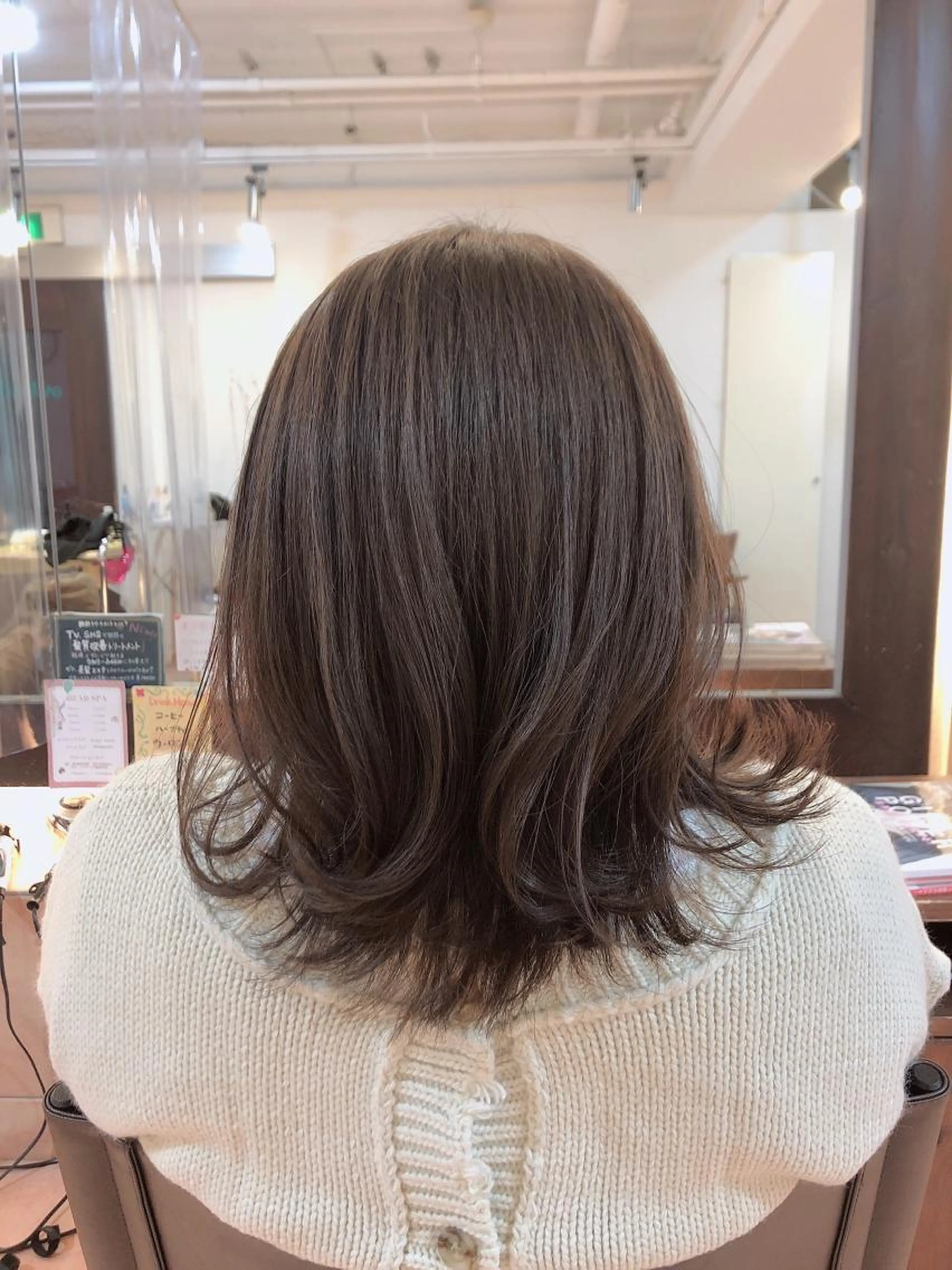 カラー + 内部保湿アフィアtreatment💙(根元のみは、1000円引き)の写真