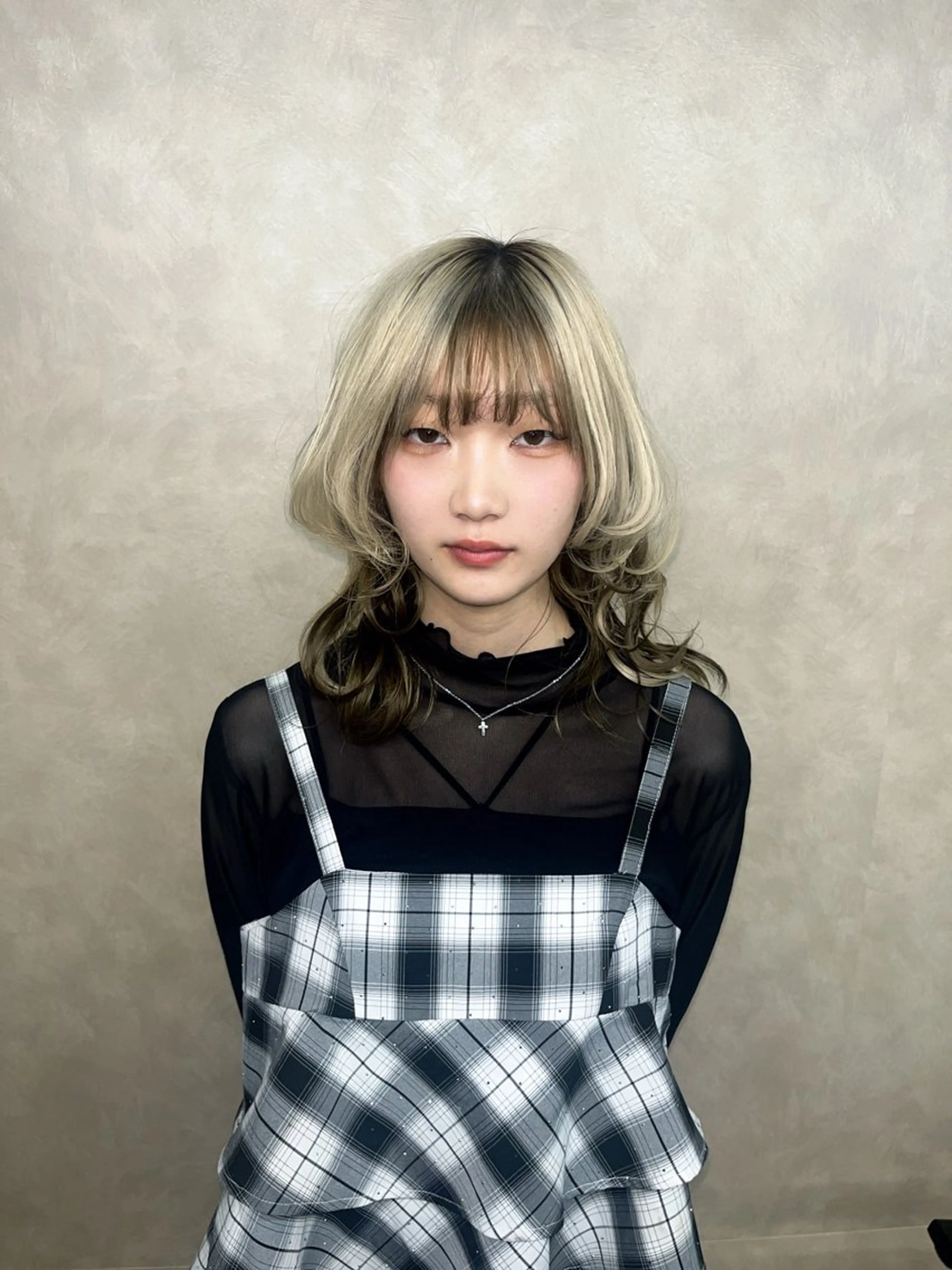 ミディアム カラー ✩.*Aise⟡.· 艶カラー🪽のヘアスタイル