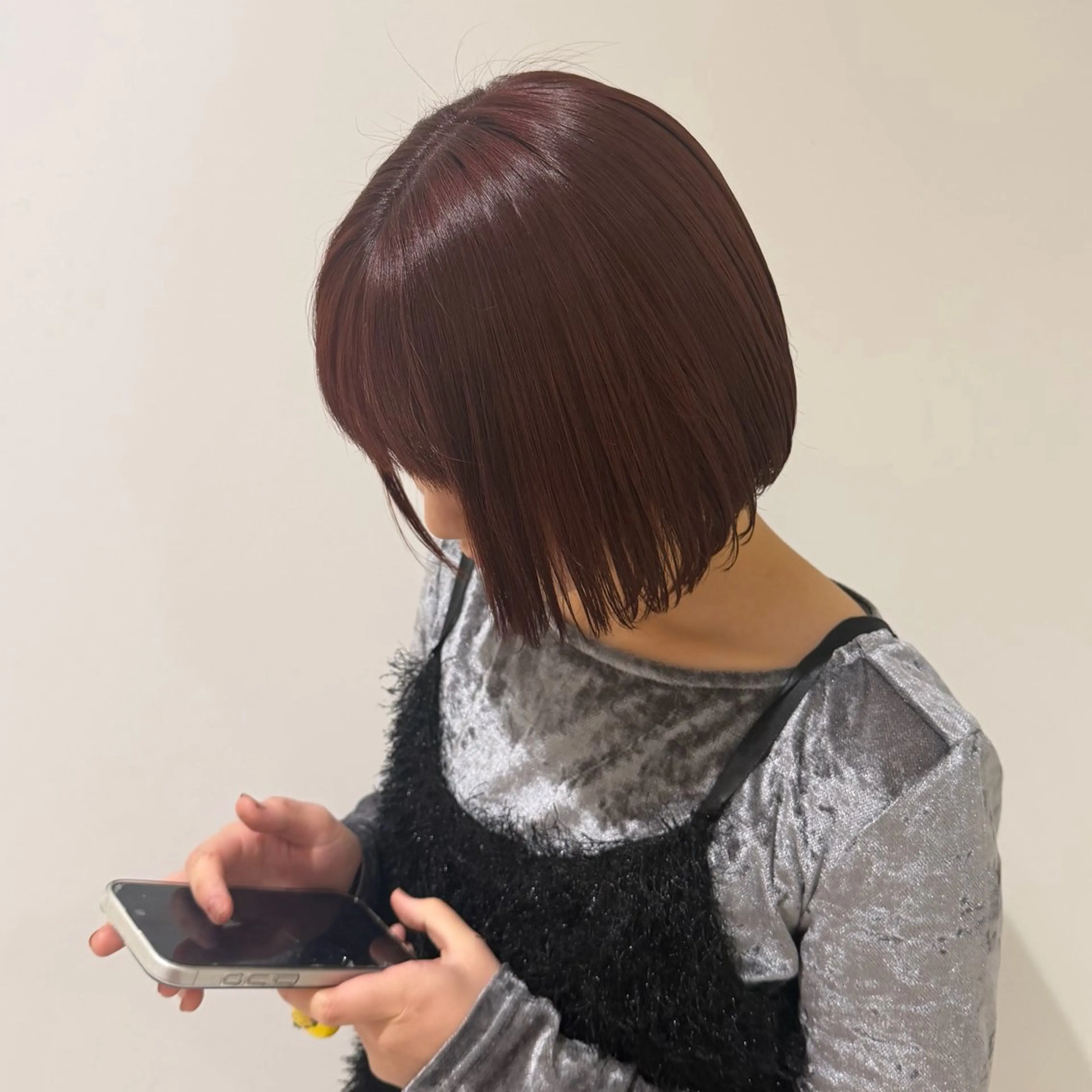 🎀うる艶透明カラー🎀ワンカラー🪄︎︎【シャンプー➕ヘッドスパ➕ツヤモテ4️⃣STEPトリートメント➕ヘアセット込】の写真
