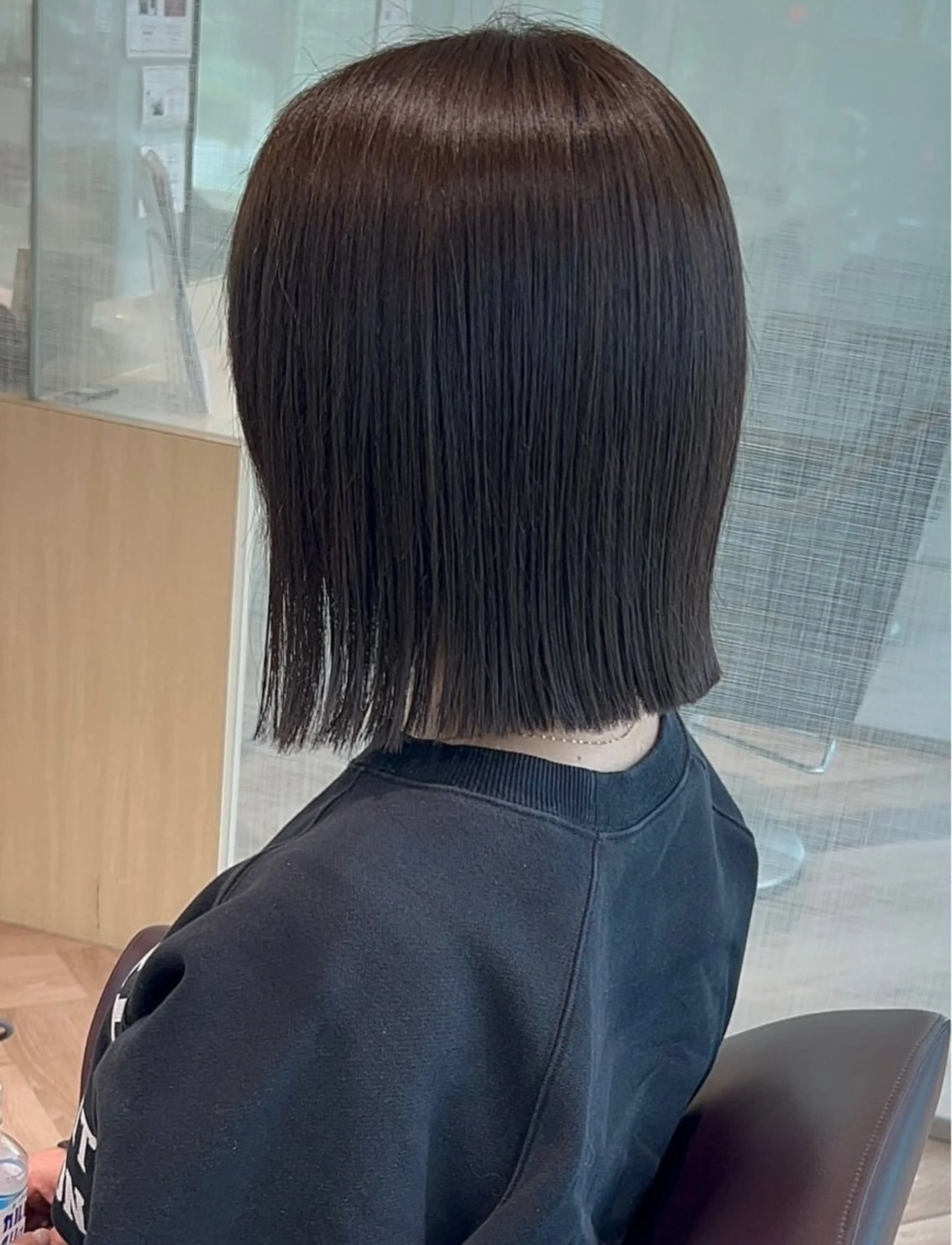ショート ボブ カット ヘアカラー 加納千華 /ボブ/ぱつっとボブのヘアスタイル