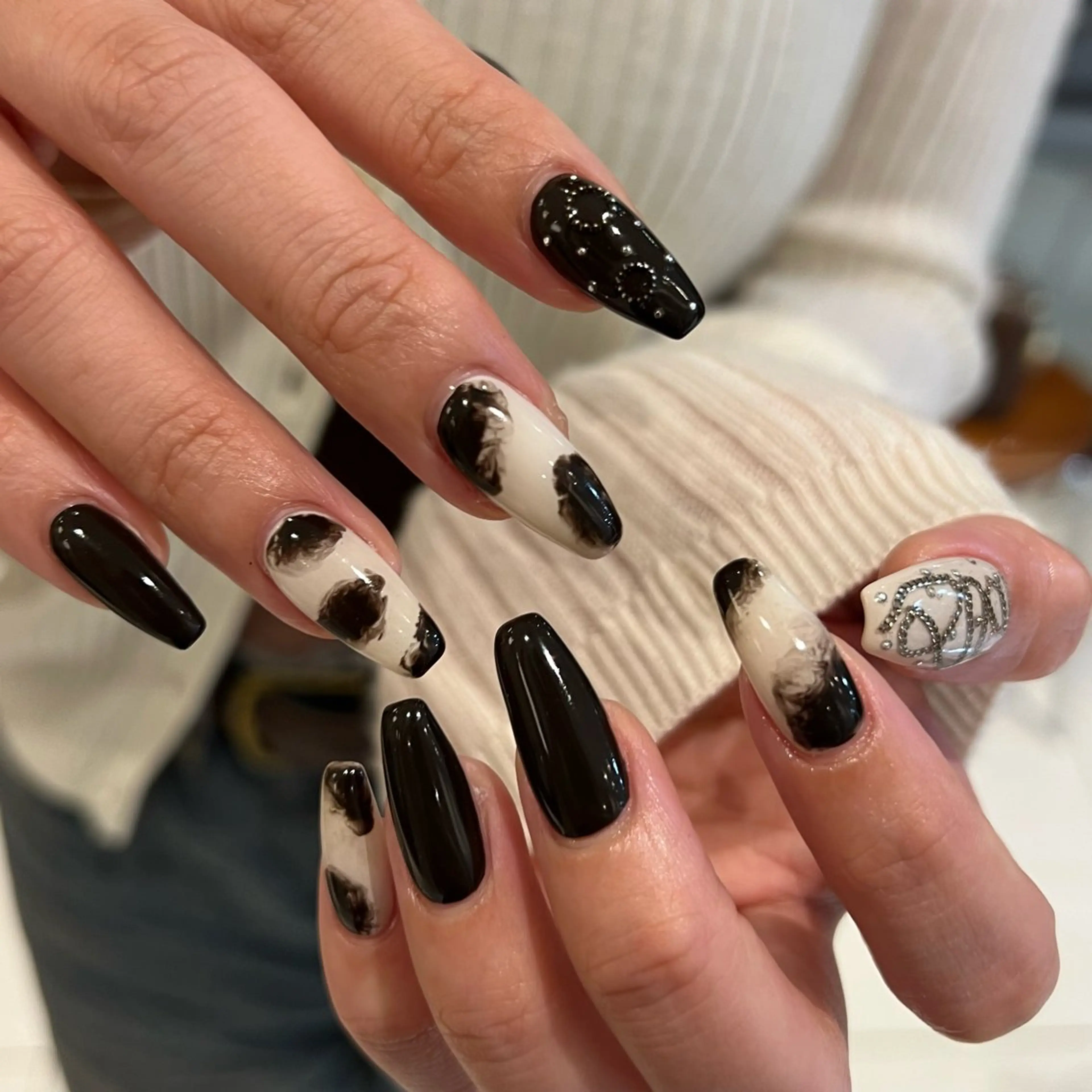 hand nail 持ち込みデザイン105min💟の写真