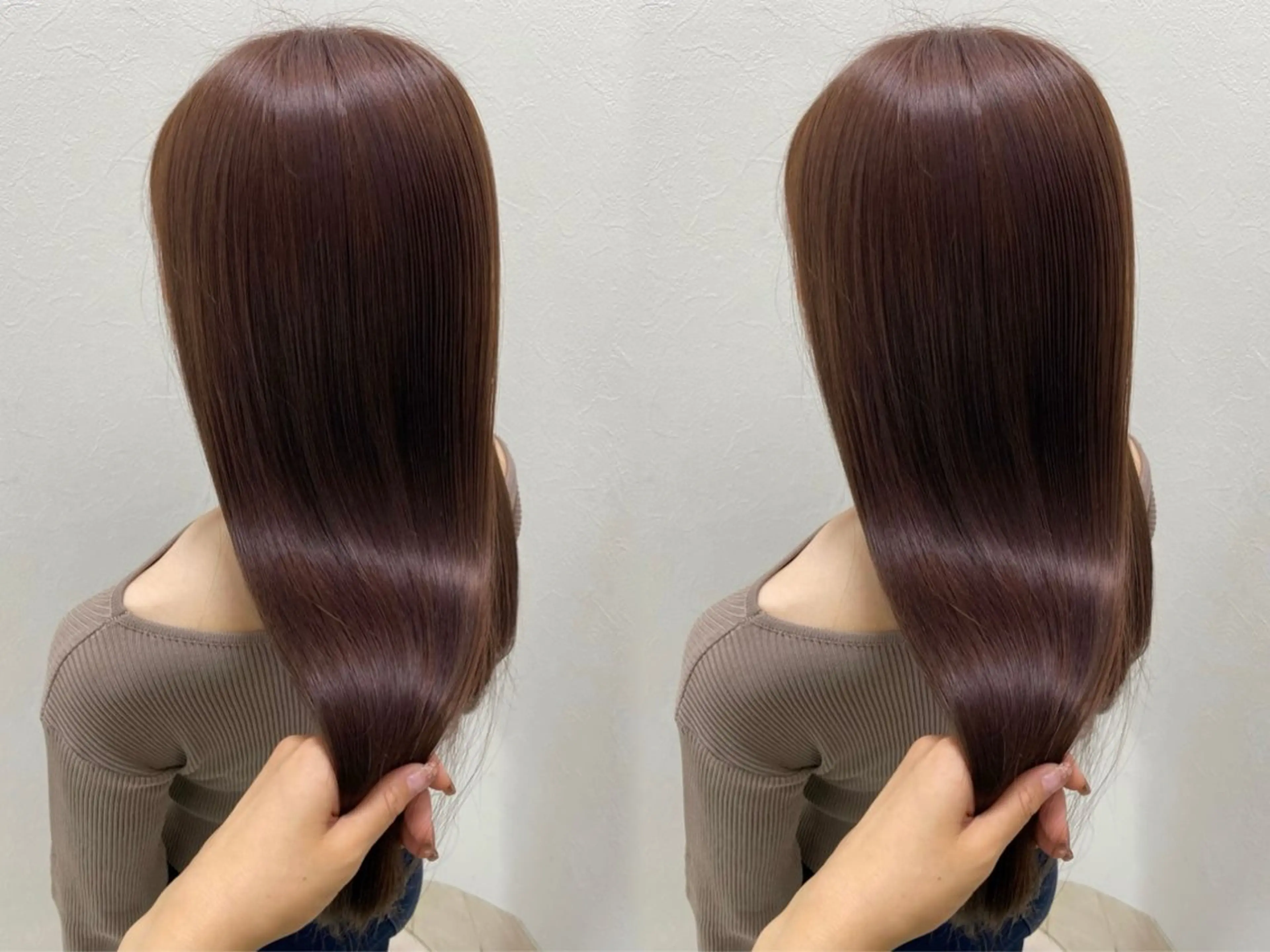 カラー ヘアカラー トリートメント ヘッドスパ ガーリーヘア🎀／羽 エク／𝐦𝐨𝐞のヘアスタイル
