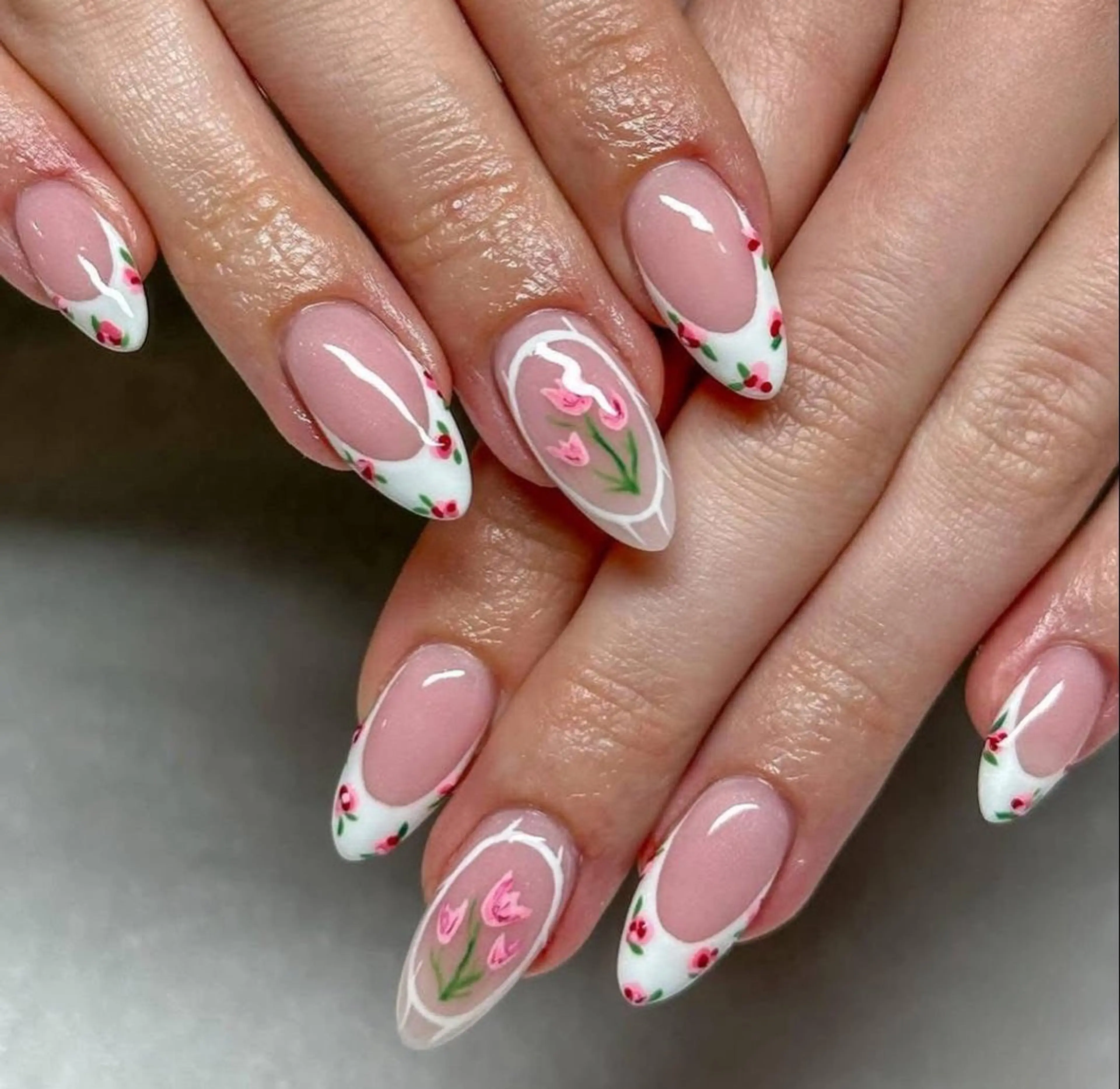 ネイル 持ち込み ハンドネイル ANA.CHUO NAILSのネイルデザイン
