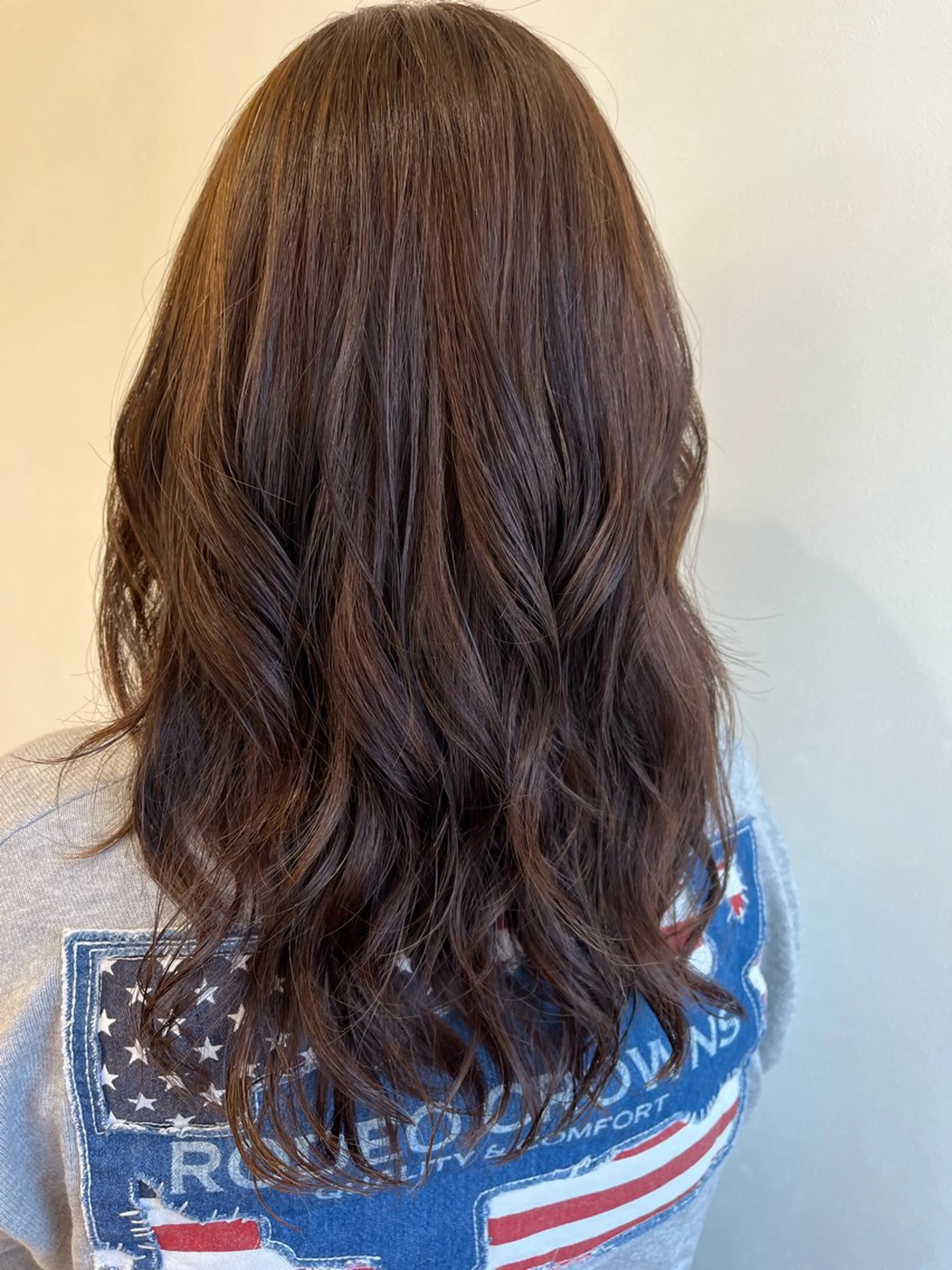 セミロング カラー ヘアアレンジ 縮毛矯正/ハイトーン ❤︎❤︎YURINOのヘアスタイル