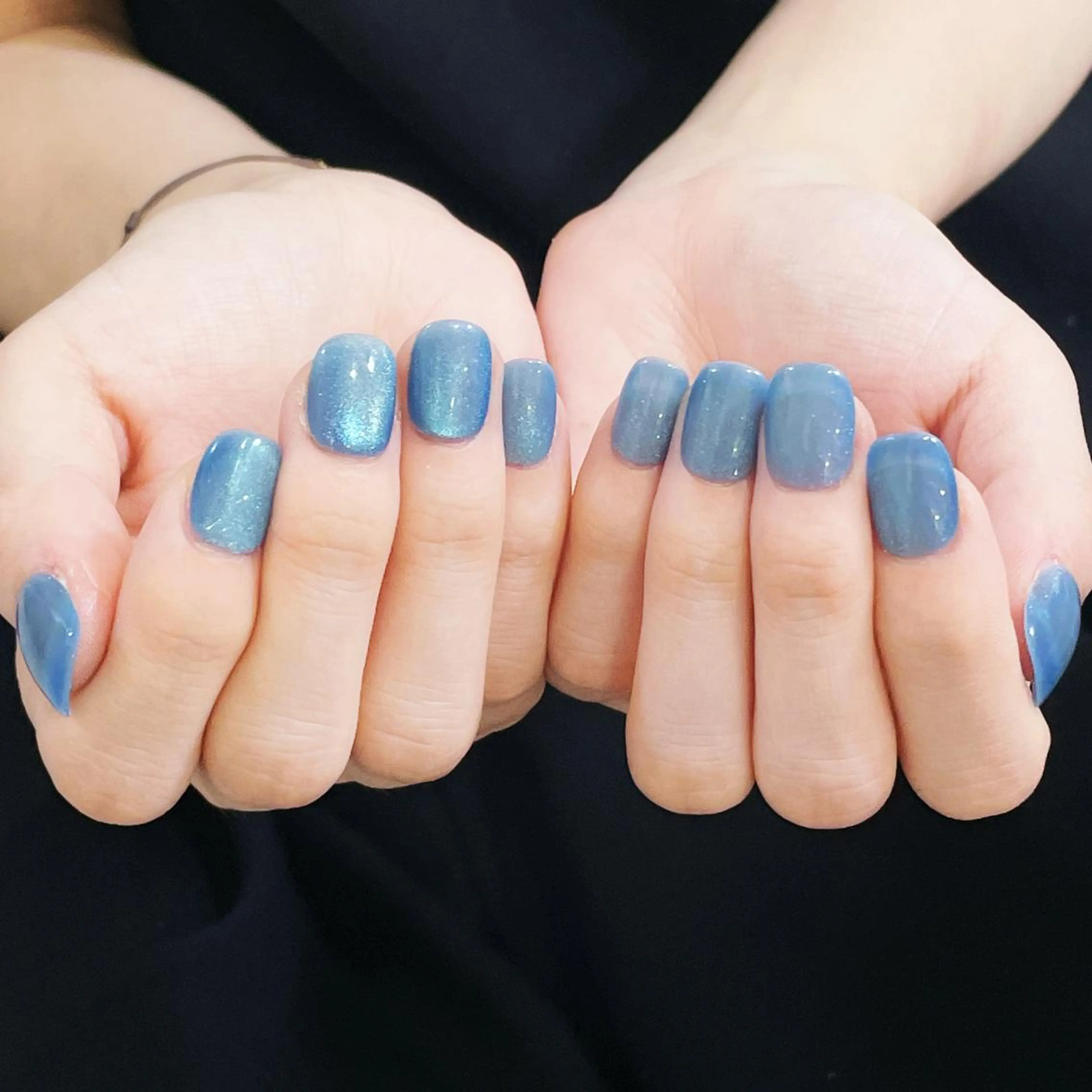 ネイル アートネイル オーロラネイル ガーリー キラキラネイル 韓国ネイル Nail Monsterのネイルデザイン