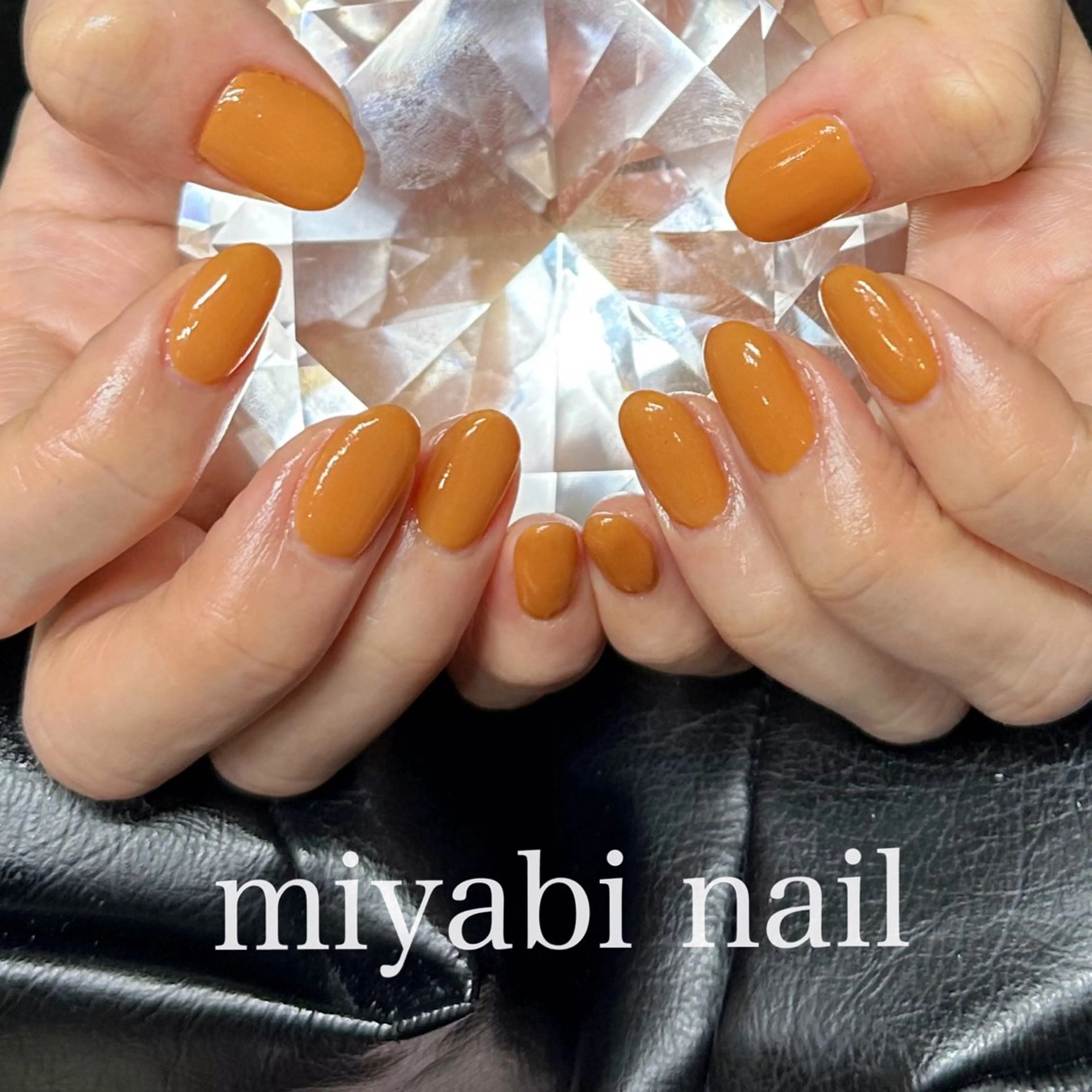 ネイル 持ち込み ワンカラーネイル シンプルネイル 冬ネイル ハンドネイル miyabi nail 桂川駅近くのネイルデザイン