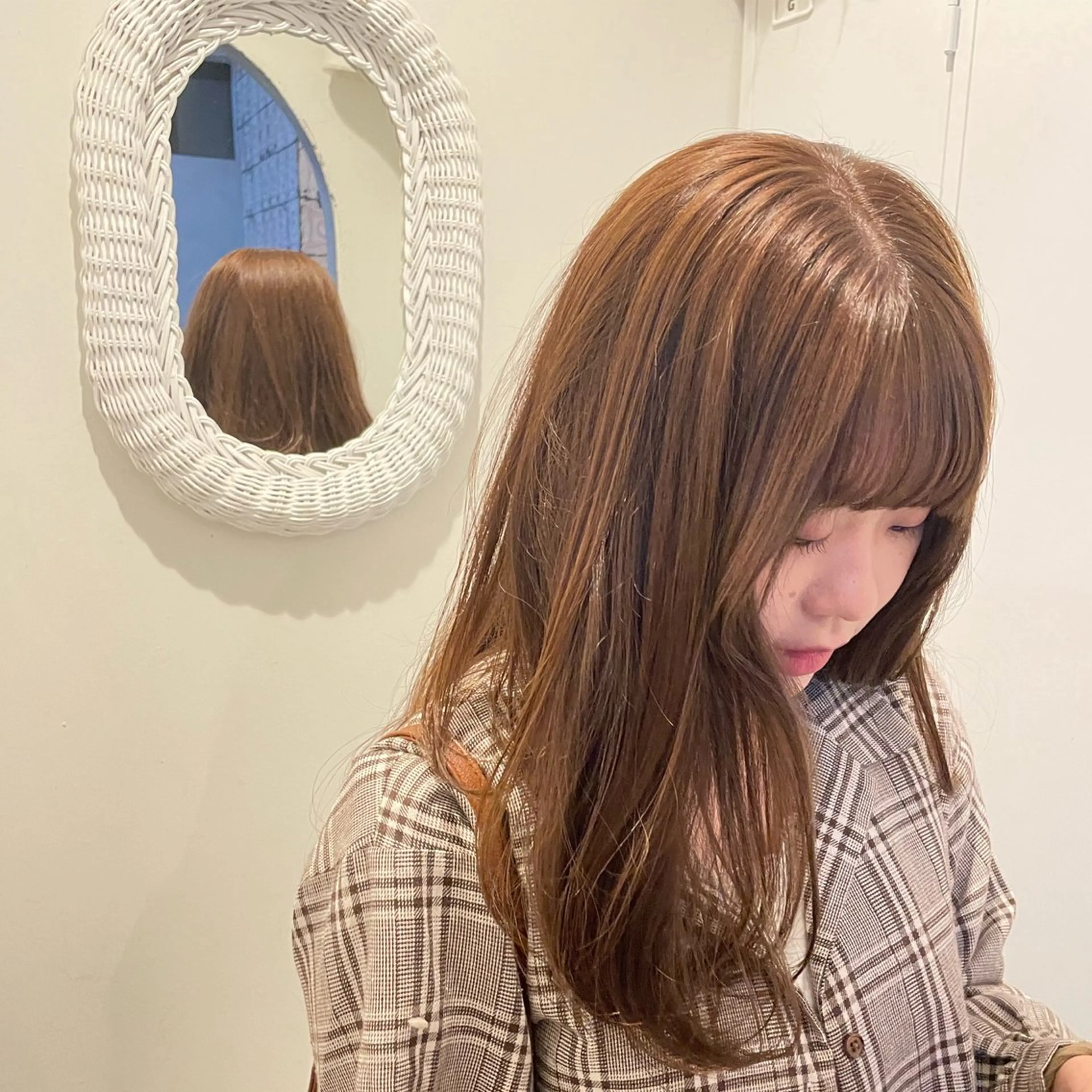 カラー ブリーチ 透明感カラー ヘアカラー loty hair design所属・Juri メンズカット募集のヘアスタイル