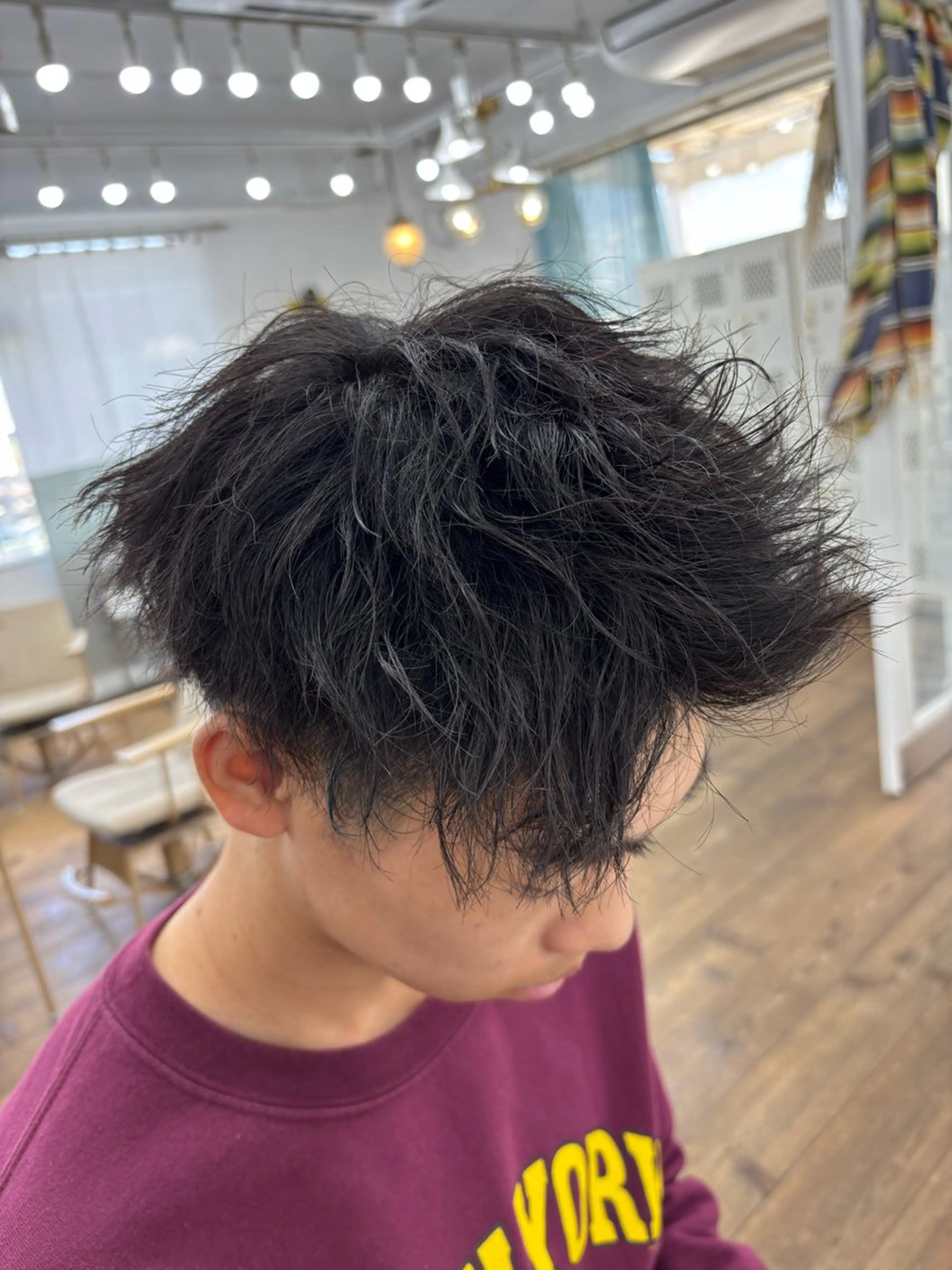 パーマ メンズ カット パーマ メンズ特化サロン Ryomaのヘアスタイル