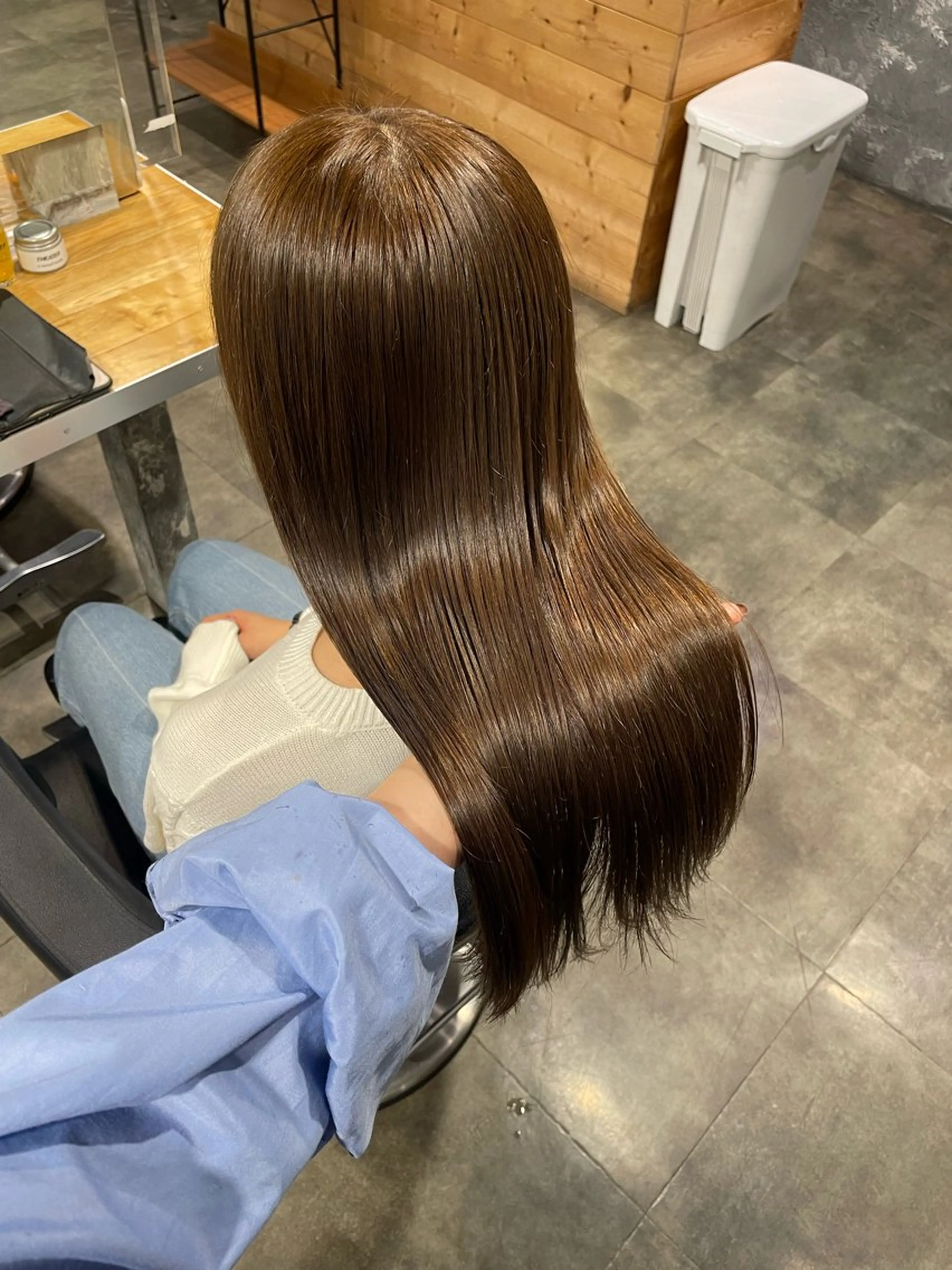 カラー 🤍ベージュ/透明感 韓国ヘア/まりん🤍のヘアスタイル