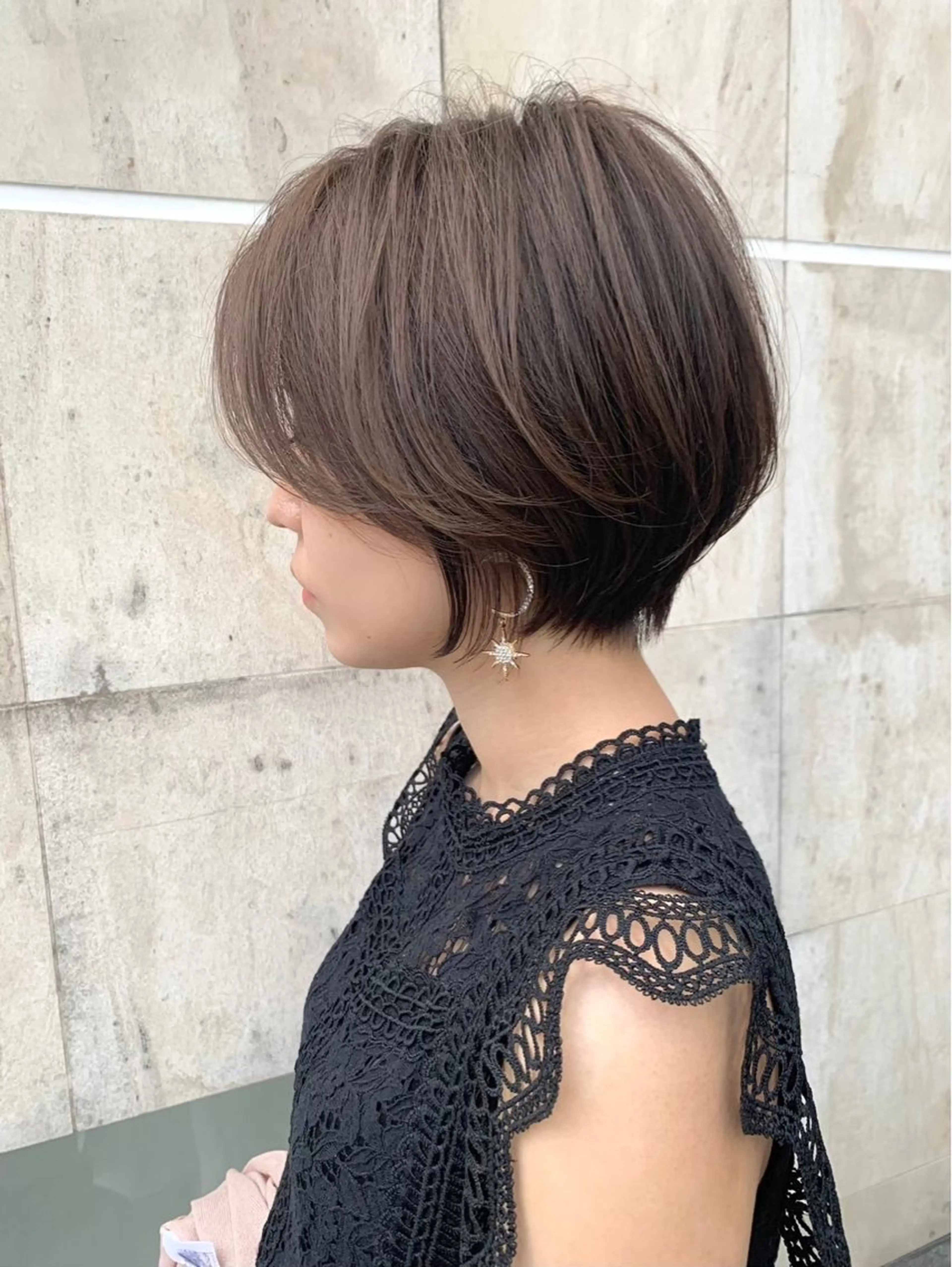 ショート ハイライト 髪質改善 縮毛矯正 トリートメント 艶髪/髪質改善/ NATSUKI🍯のヘアスタイル