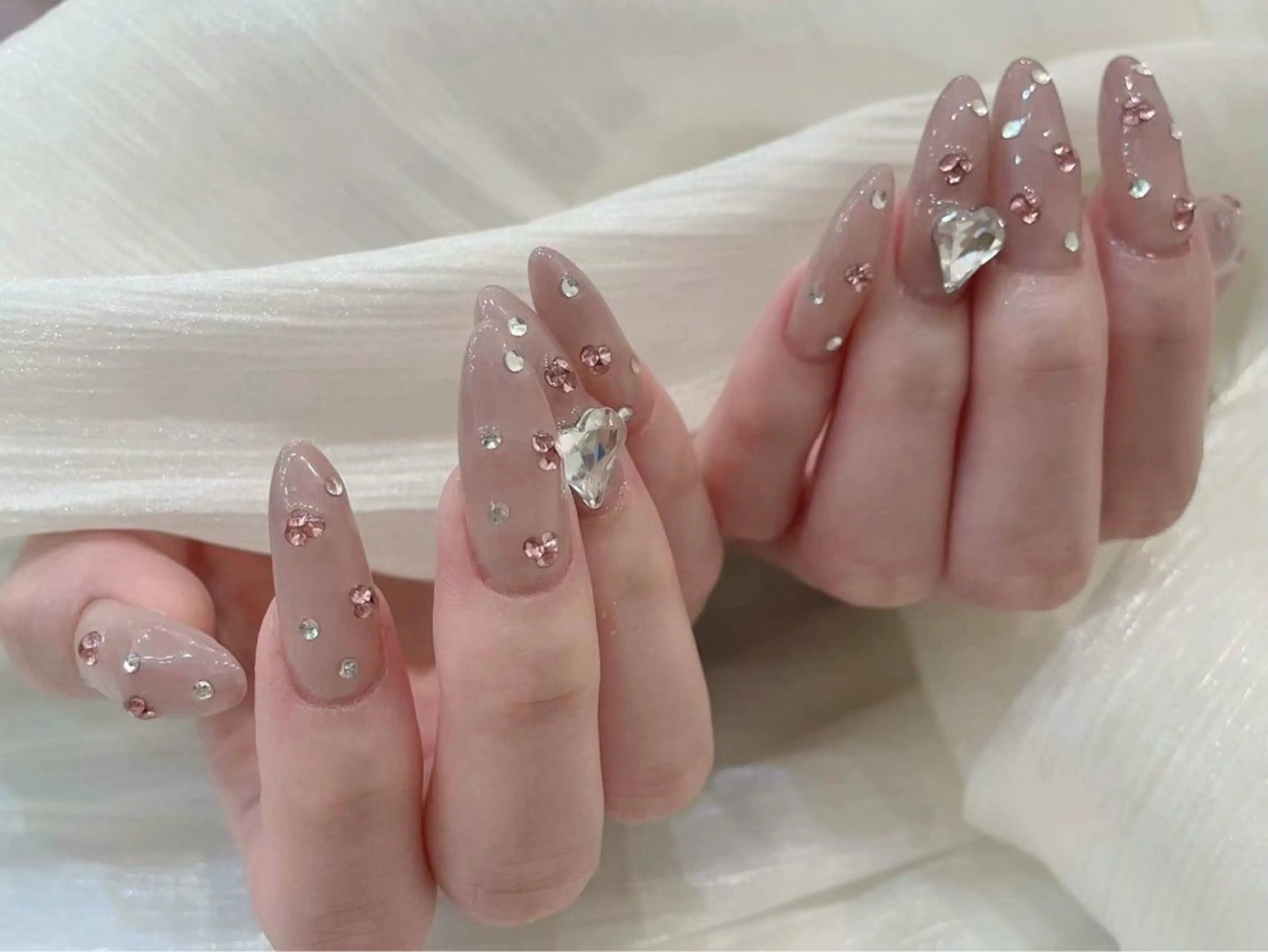 ネイル アートネイル フラワーネイル フットネイル ジェルネイル ハート Babarla Nailのネイルデザイン