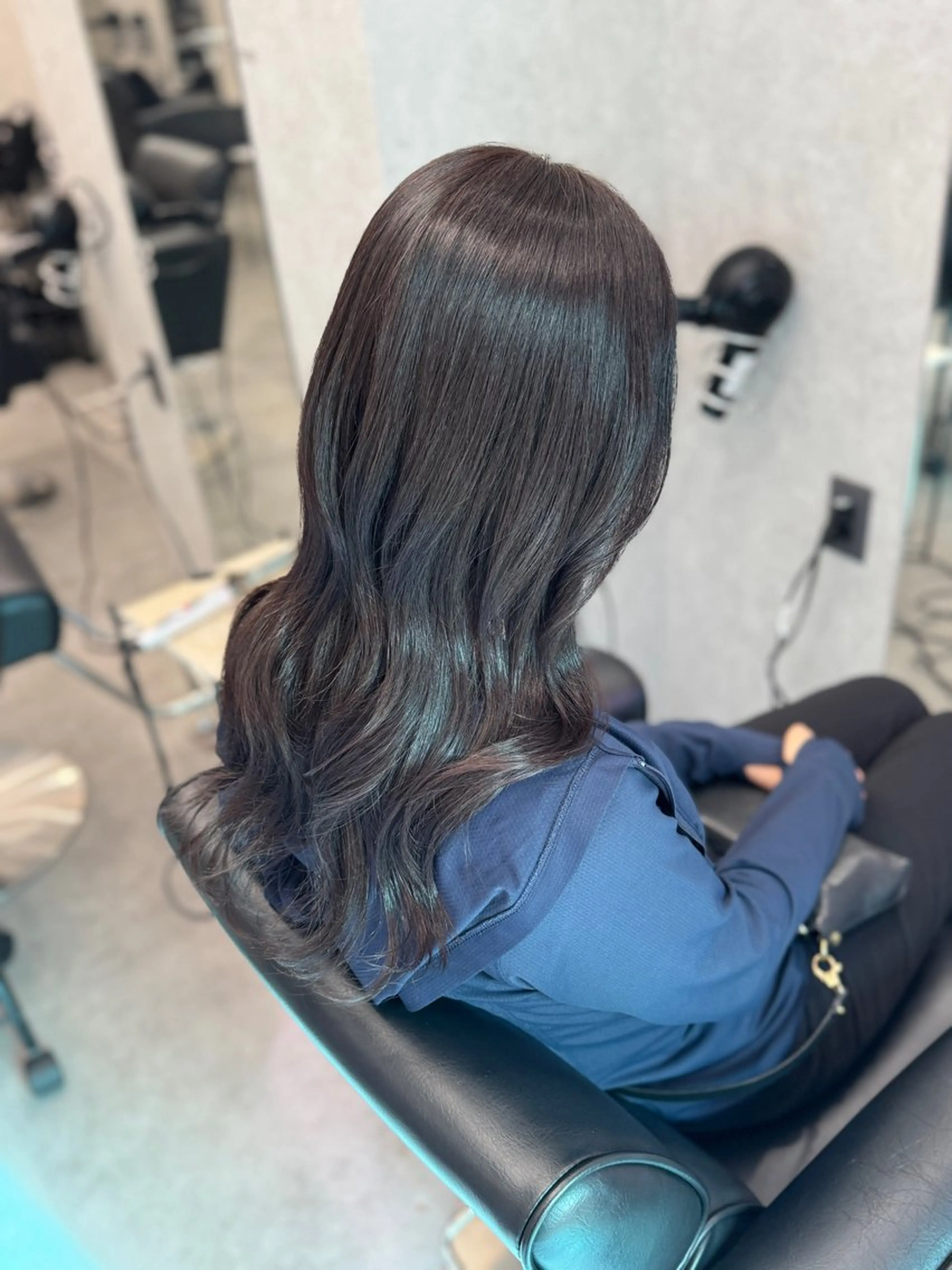 セミロング ケアカラー 髪質改善 小顔カット カット ヘアカラー トリートメント TERRACE LAND所属・杉山永 船橋✖️髪質改善🫧のヘアスタイル