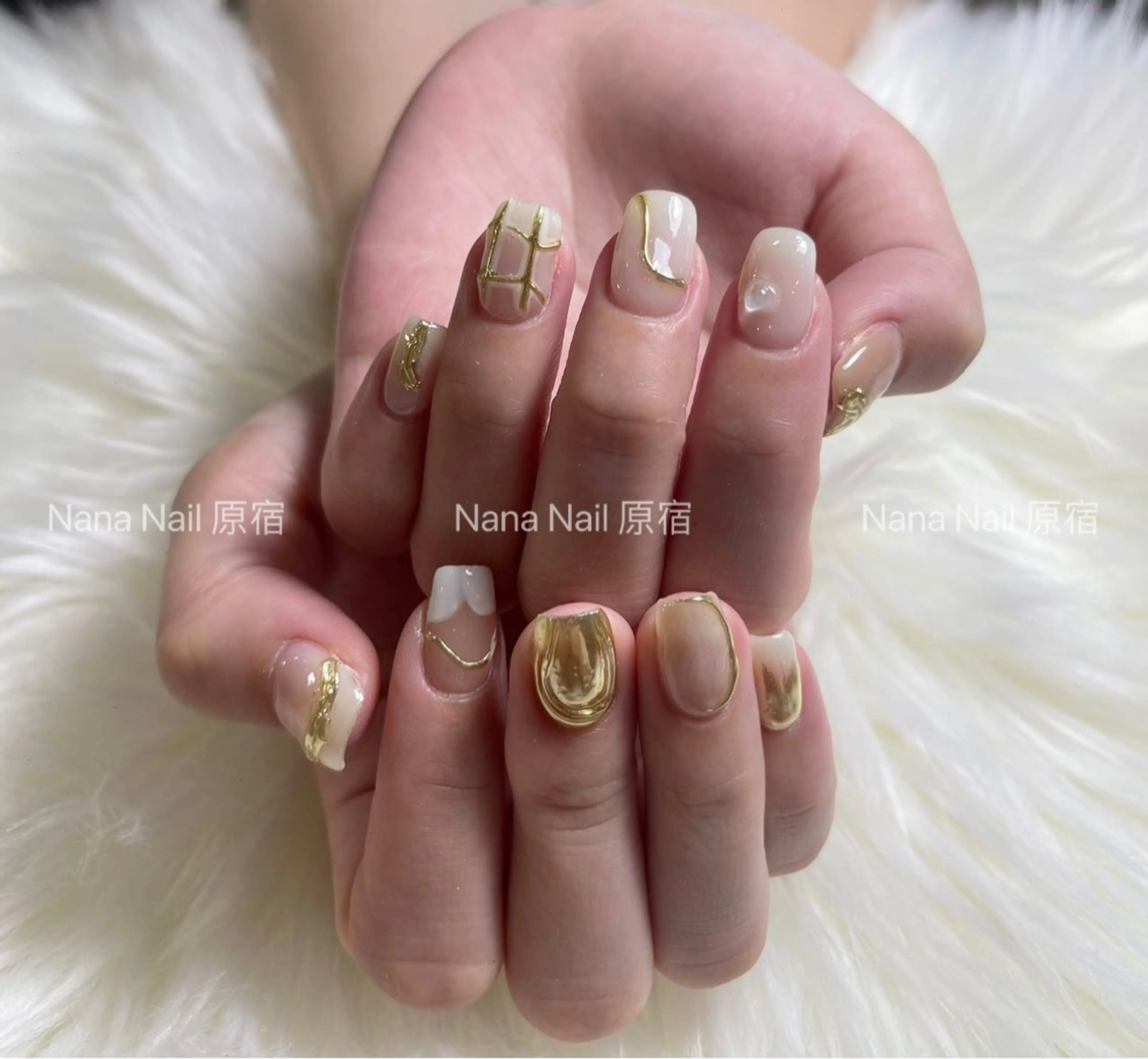 ネイル 持ち込み ハンドネイル Unicorn Nail原宿表参道のネイルデザイン